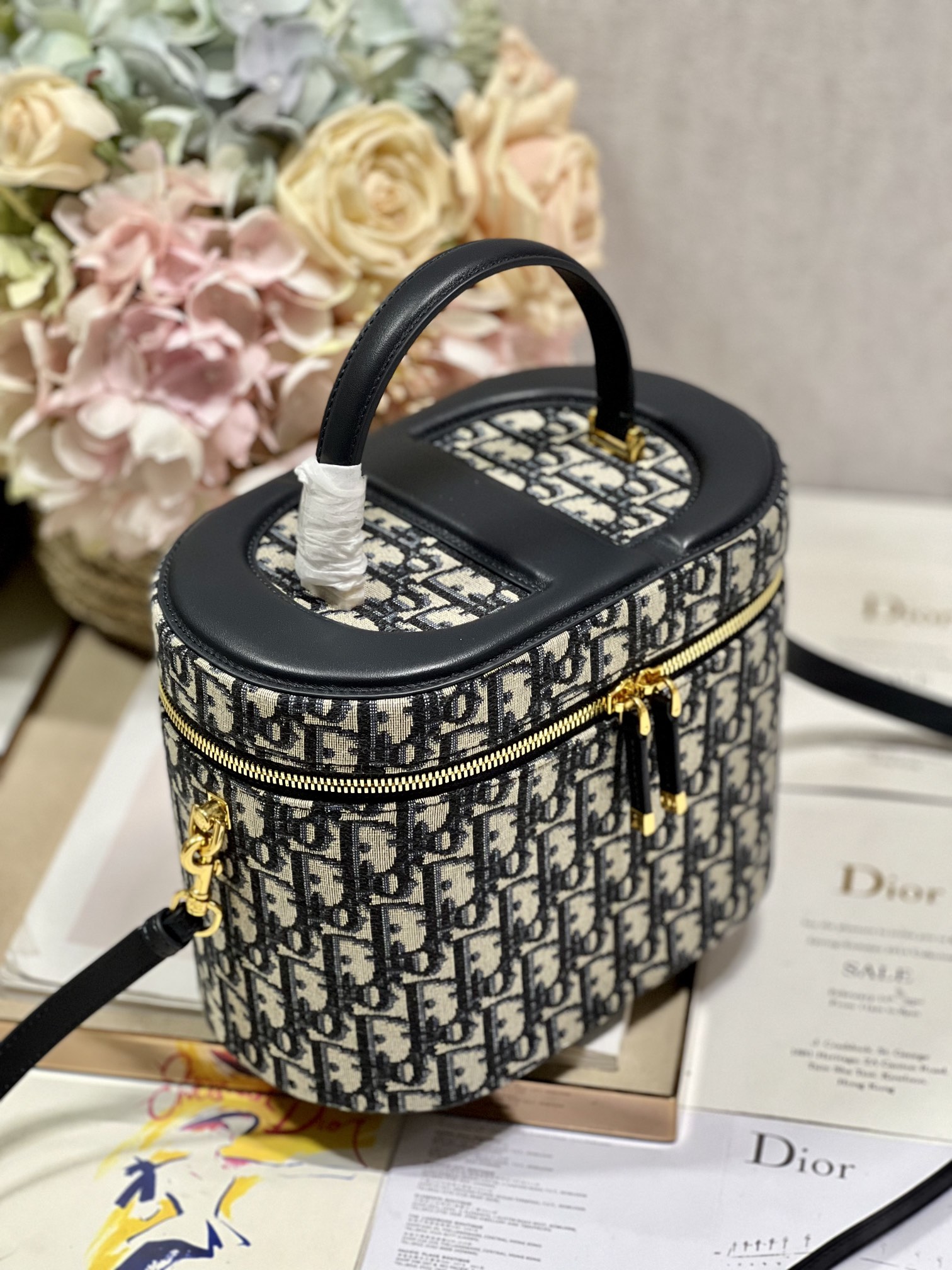 Christian Dior Classic Bucket Cosmetic Bag