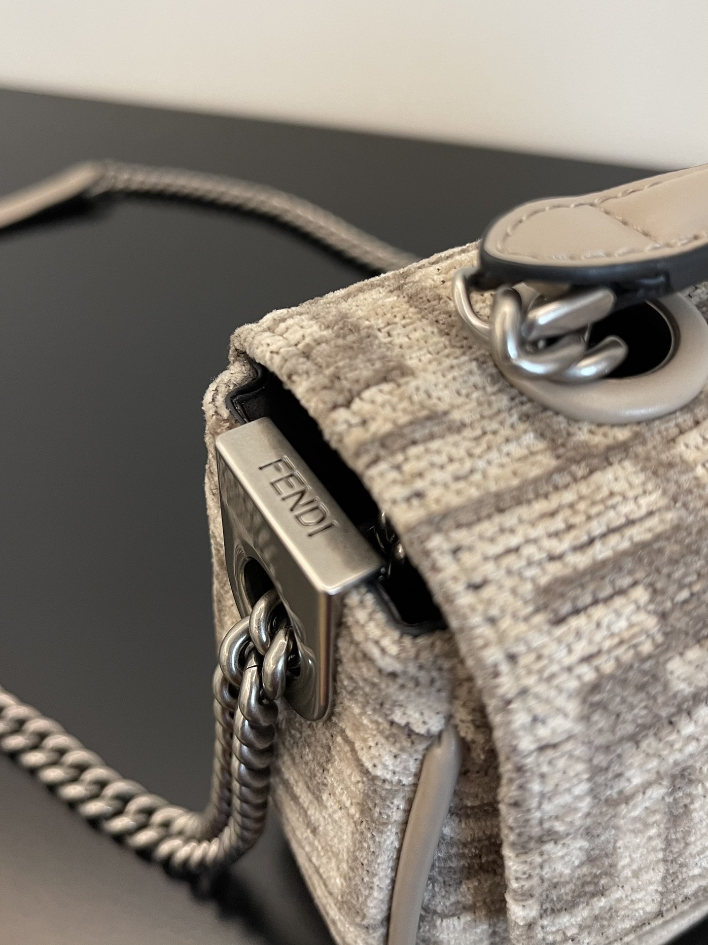 FENDI Conic Baquette Chain Bag