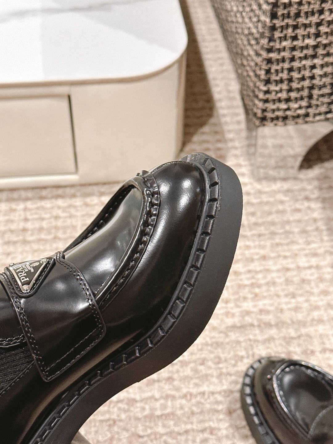 Prada Sheepskin Boots