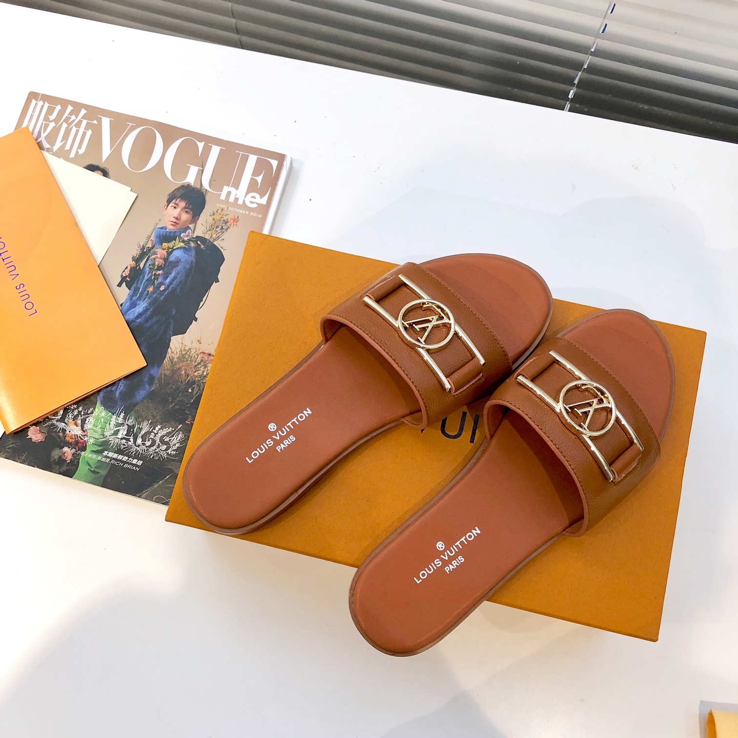 Louis Vuitton Classic Flat Slipper