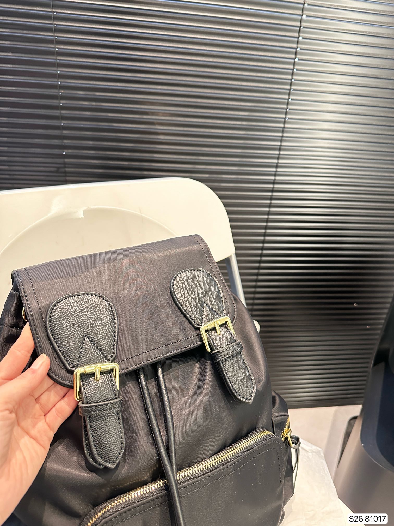 Burberry Flap-Over Backpack