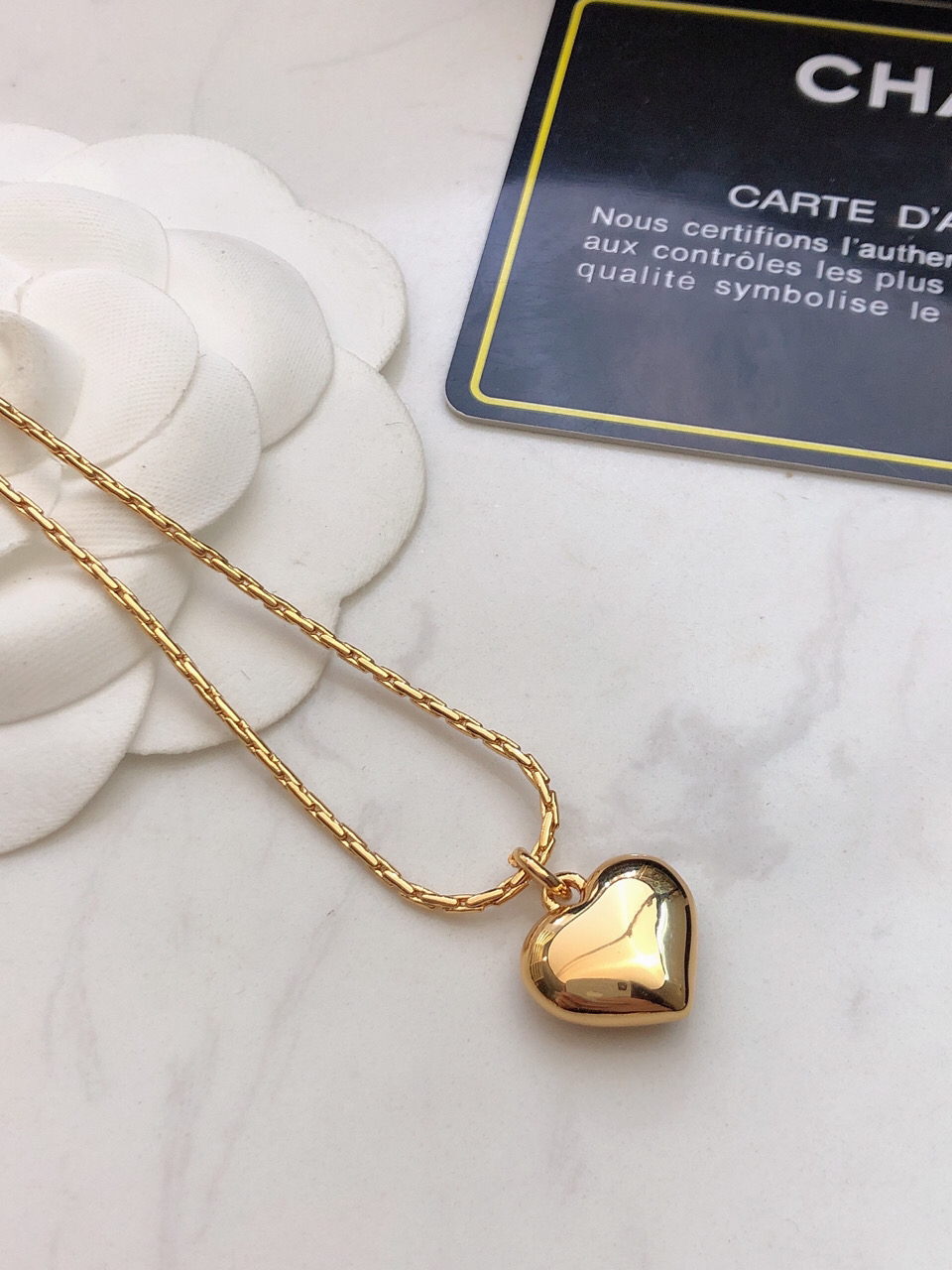 Chanel Heart Mini Necklace