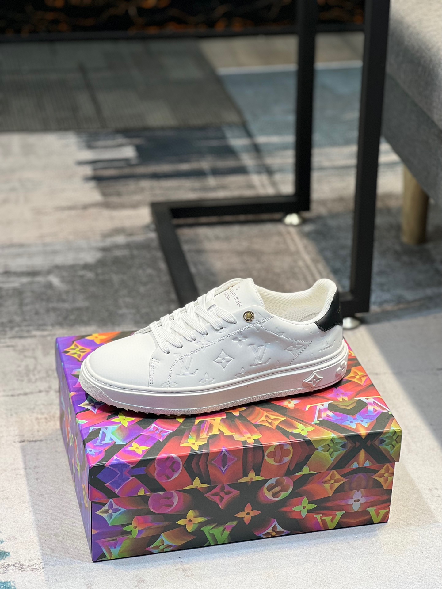 Louis Vuitton Fashionable Versatile Sneakers In White