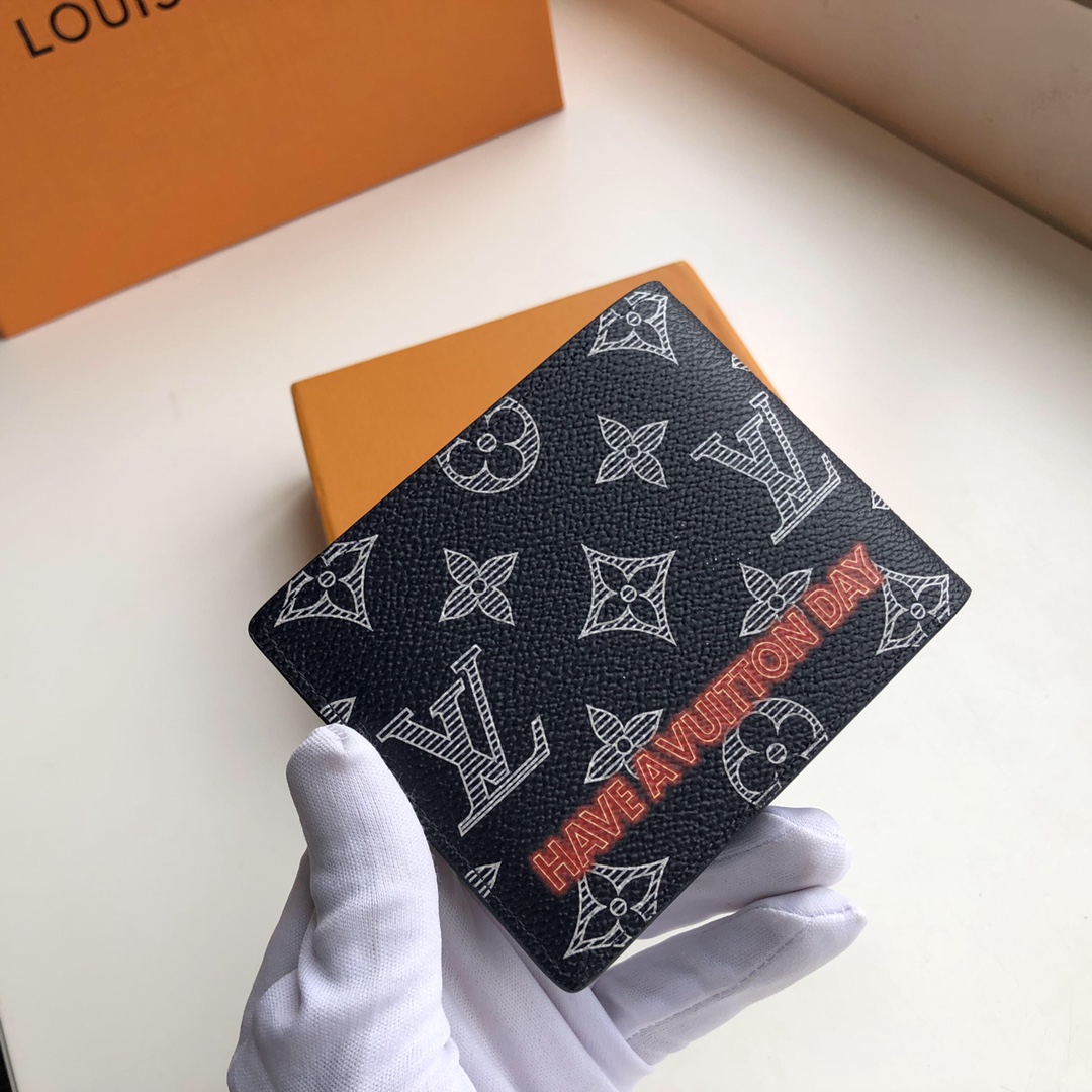 Louis Vuitton Classic Black Wallet