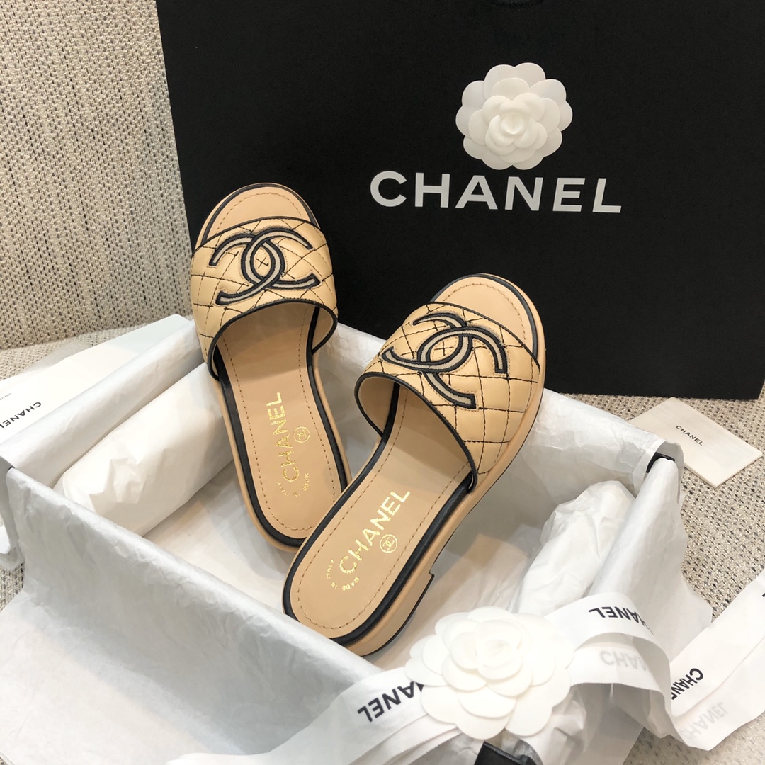 Chanel Soft Leather Slippers