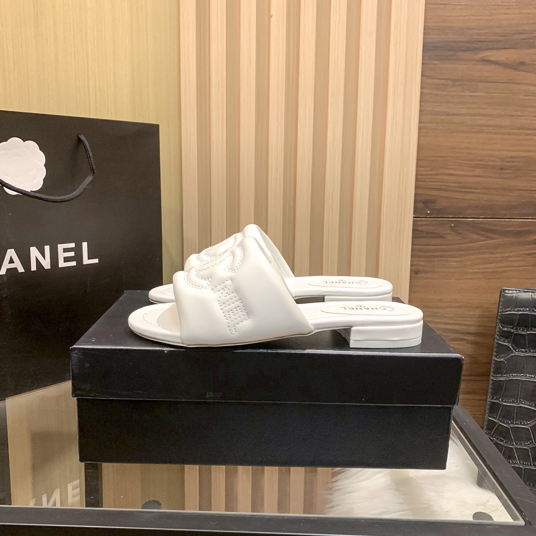 Chanel Soft Suede Slippers
