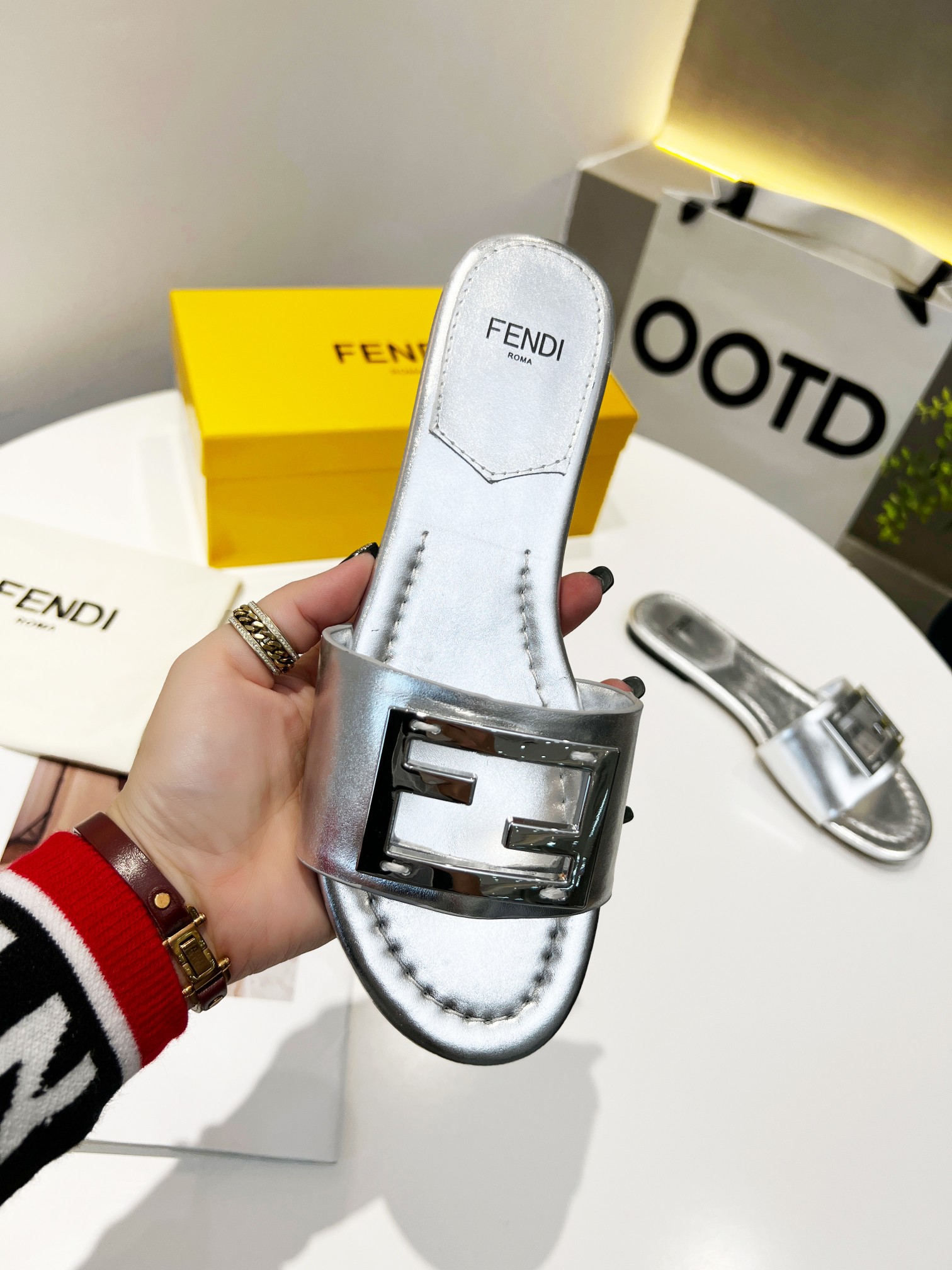 Fendi Novel Slippers