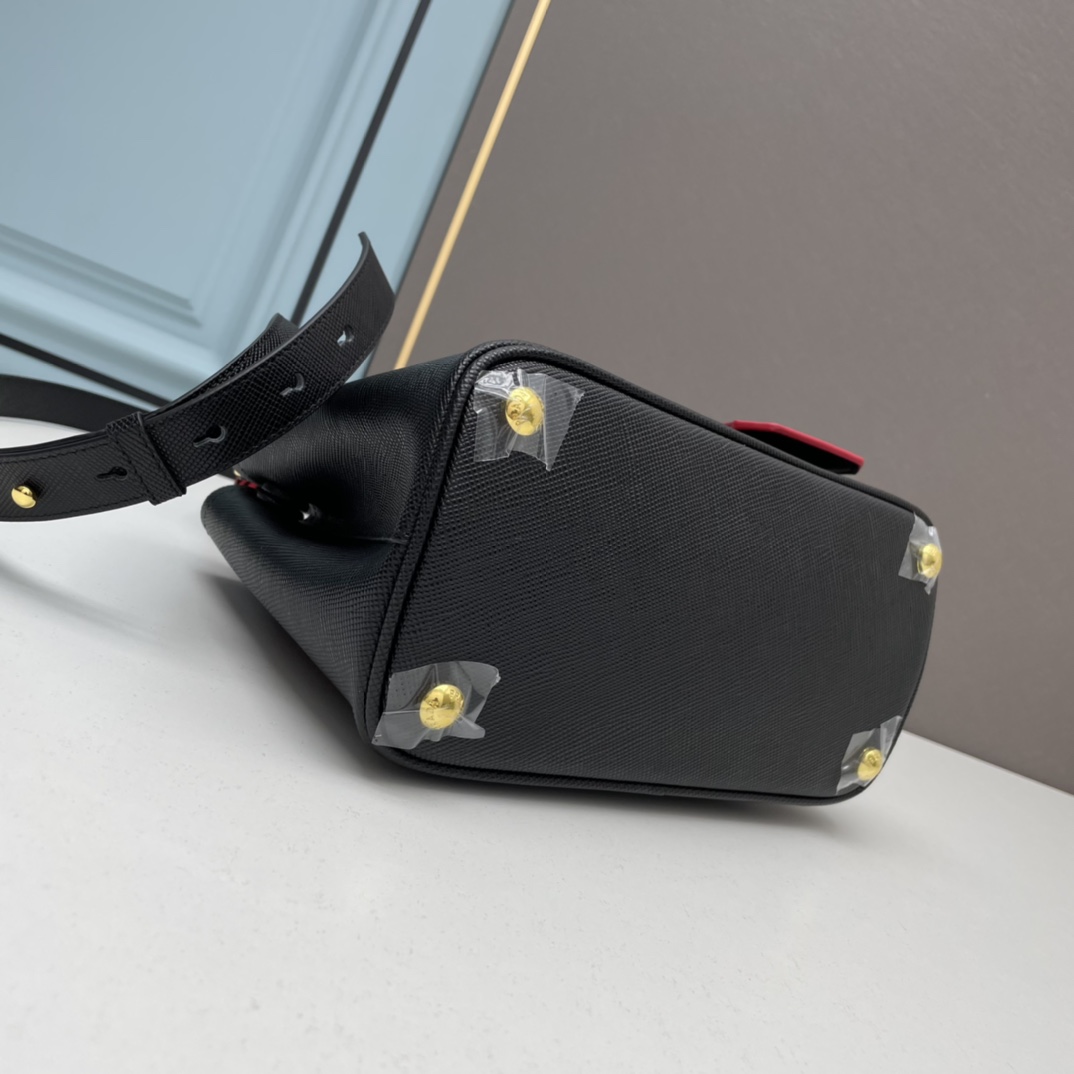 Prada Double Leather Handbag