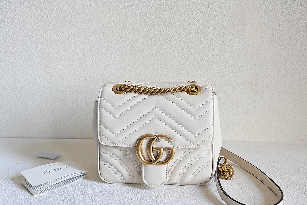 Gucci GG Marmont Sheepskin Shoulder & Crossbody Bag