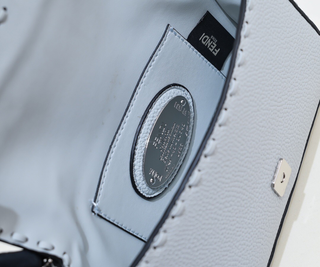 Fendi Cuoio Romano First-Layer Cowhide Flap Bag