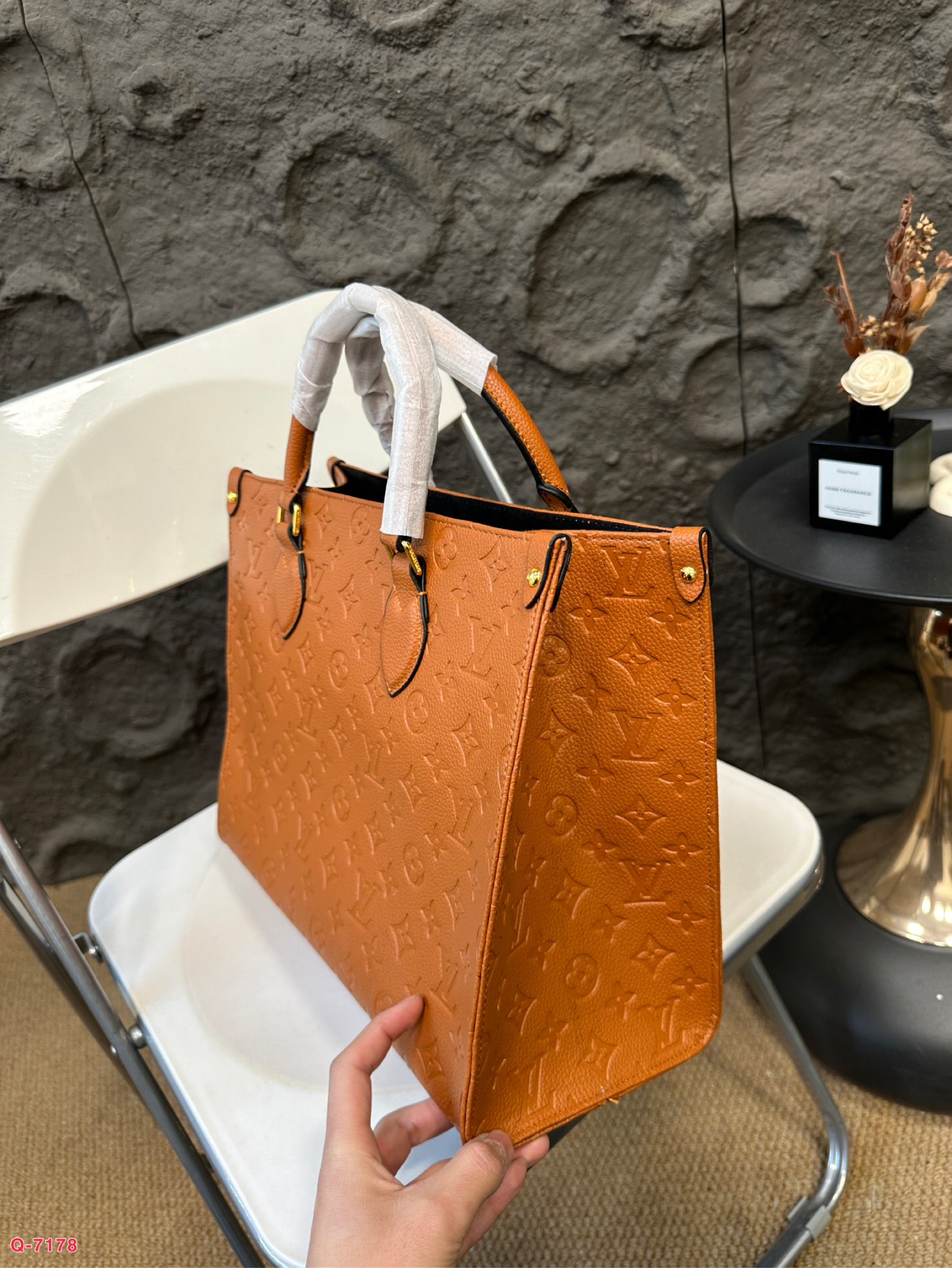 LV Calfskin Tote Handbag