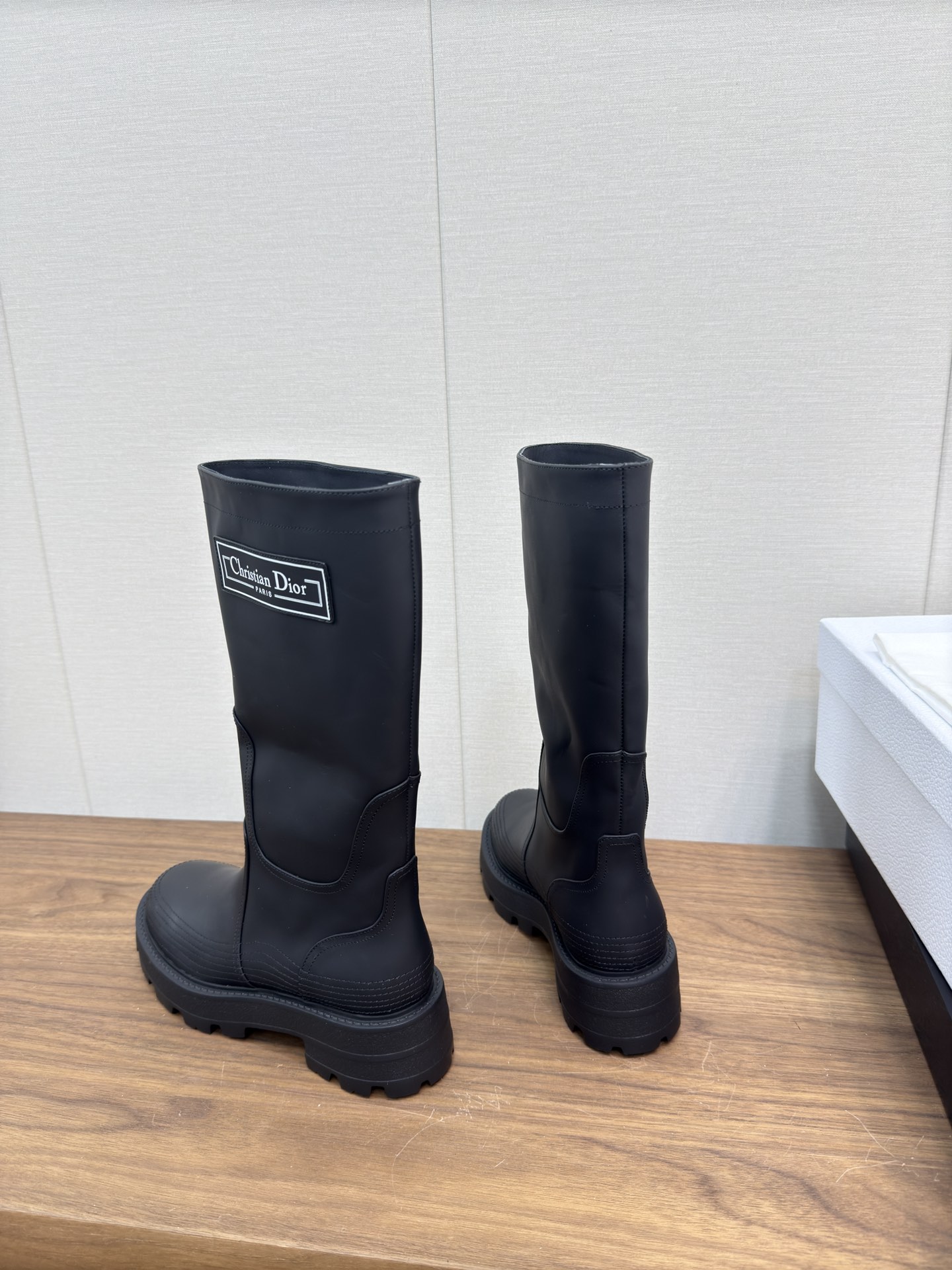 Dior Leather Rider Boots