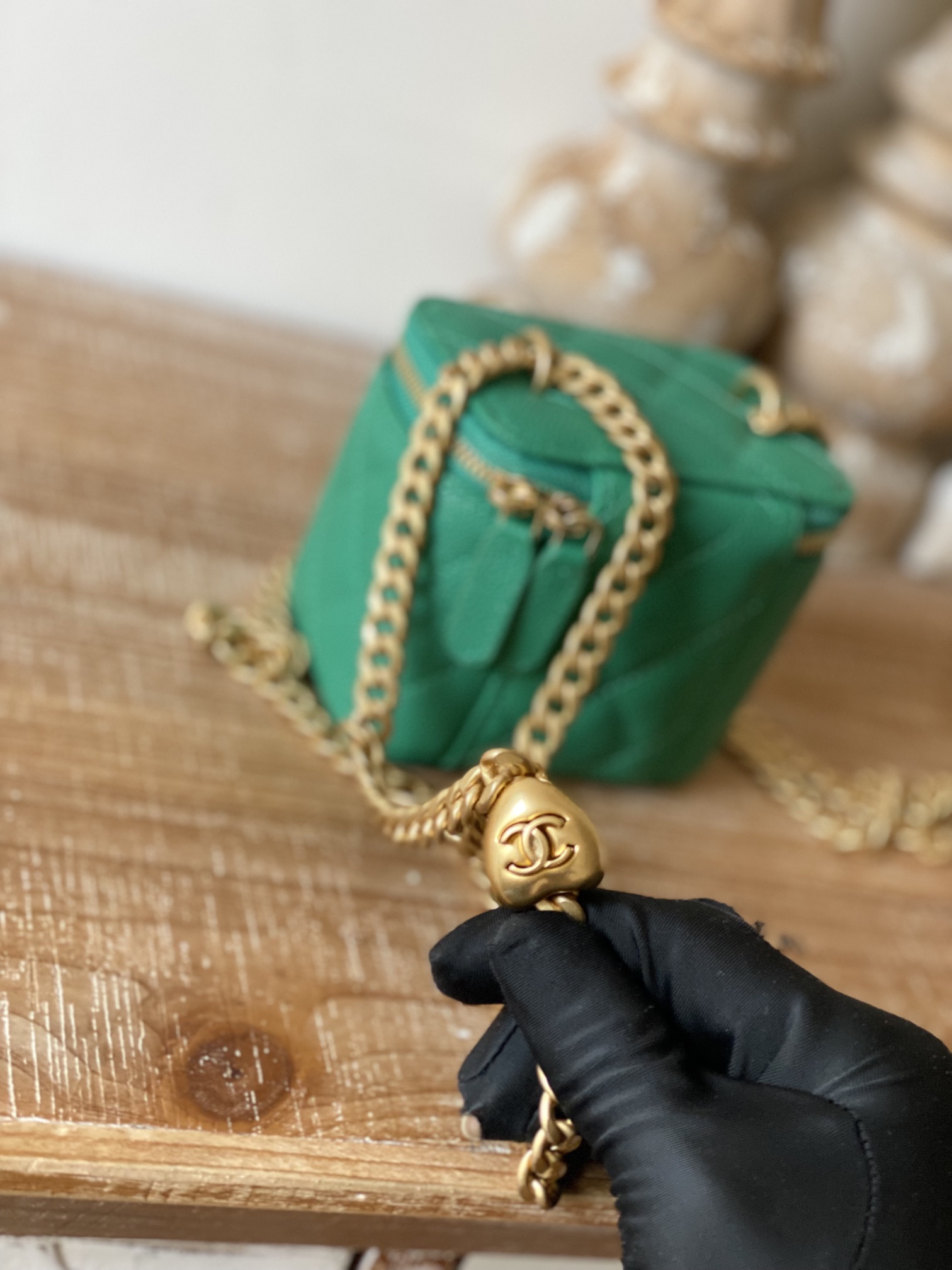 Chanel Lambskin Mini Makeup Pouch