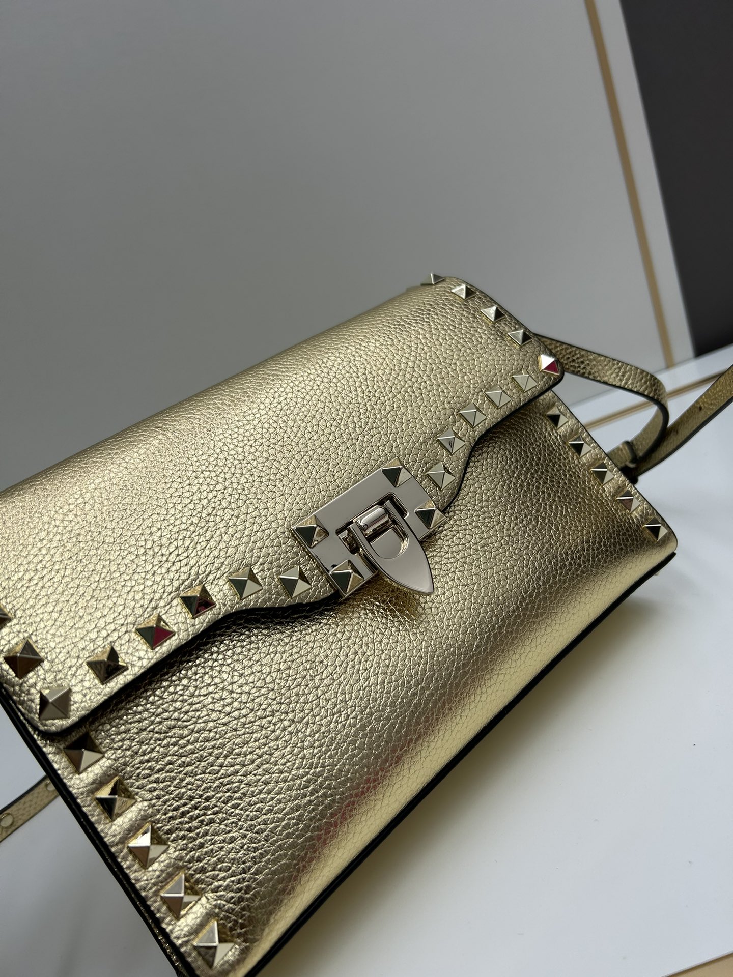 Valentino Grainy Leather Crossbody & Shoulder Bag