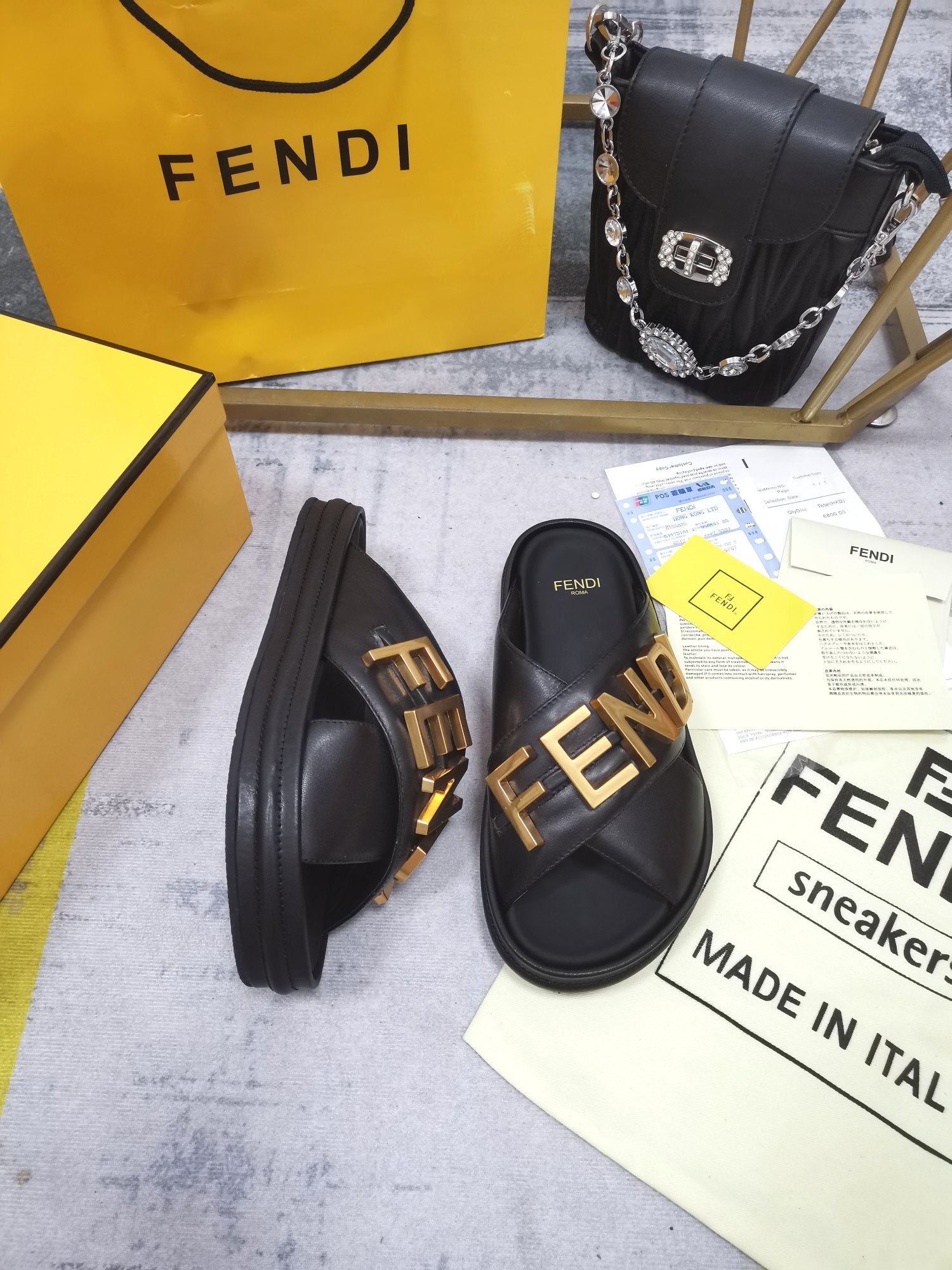 Fendi Classic Slippers