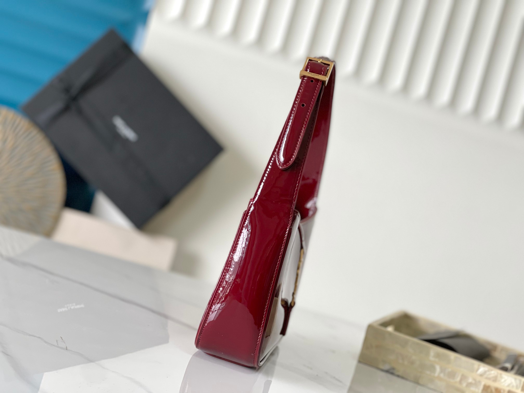 Saint Laurent LE 5 À 7 Unique Underarm Purse with Elegance