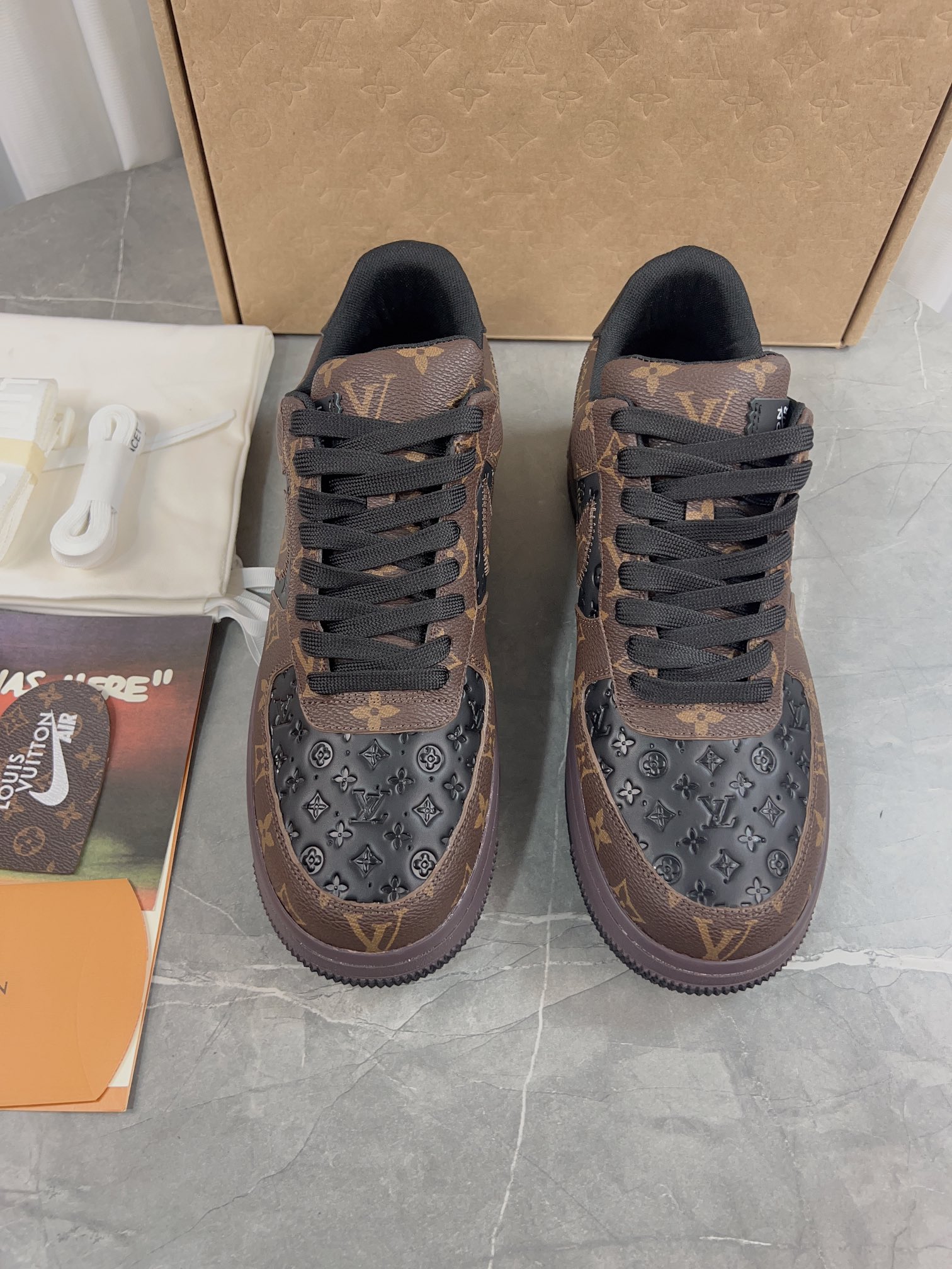 LV x Nike Collaborative Air Force Sports Sneakers
