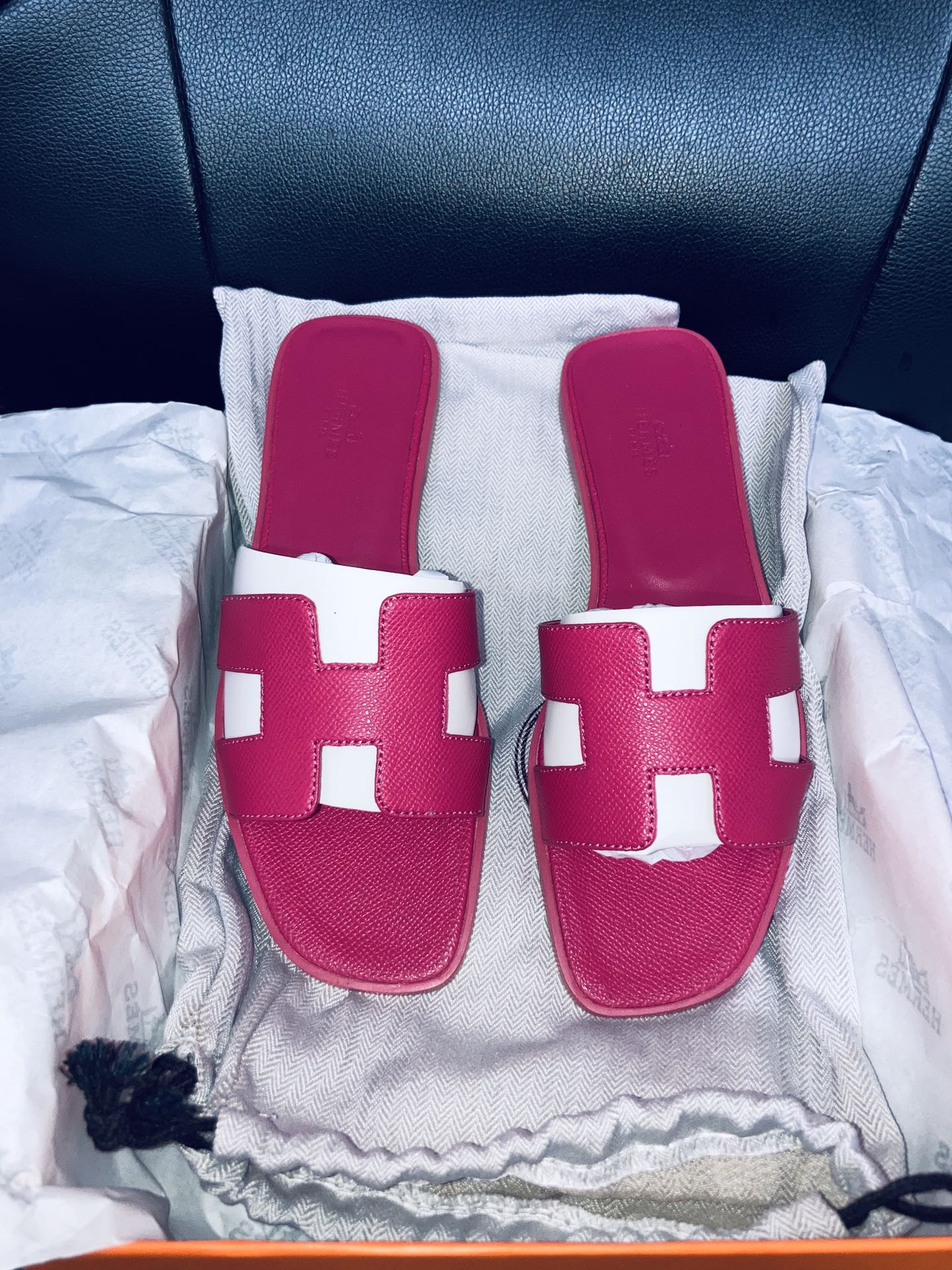 Hermes Cowhide Sandals