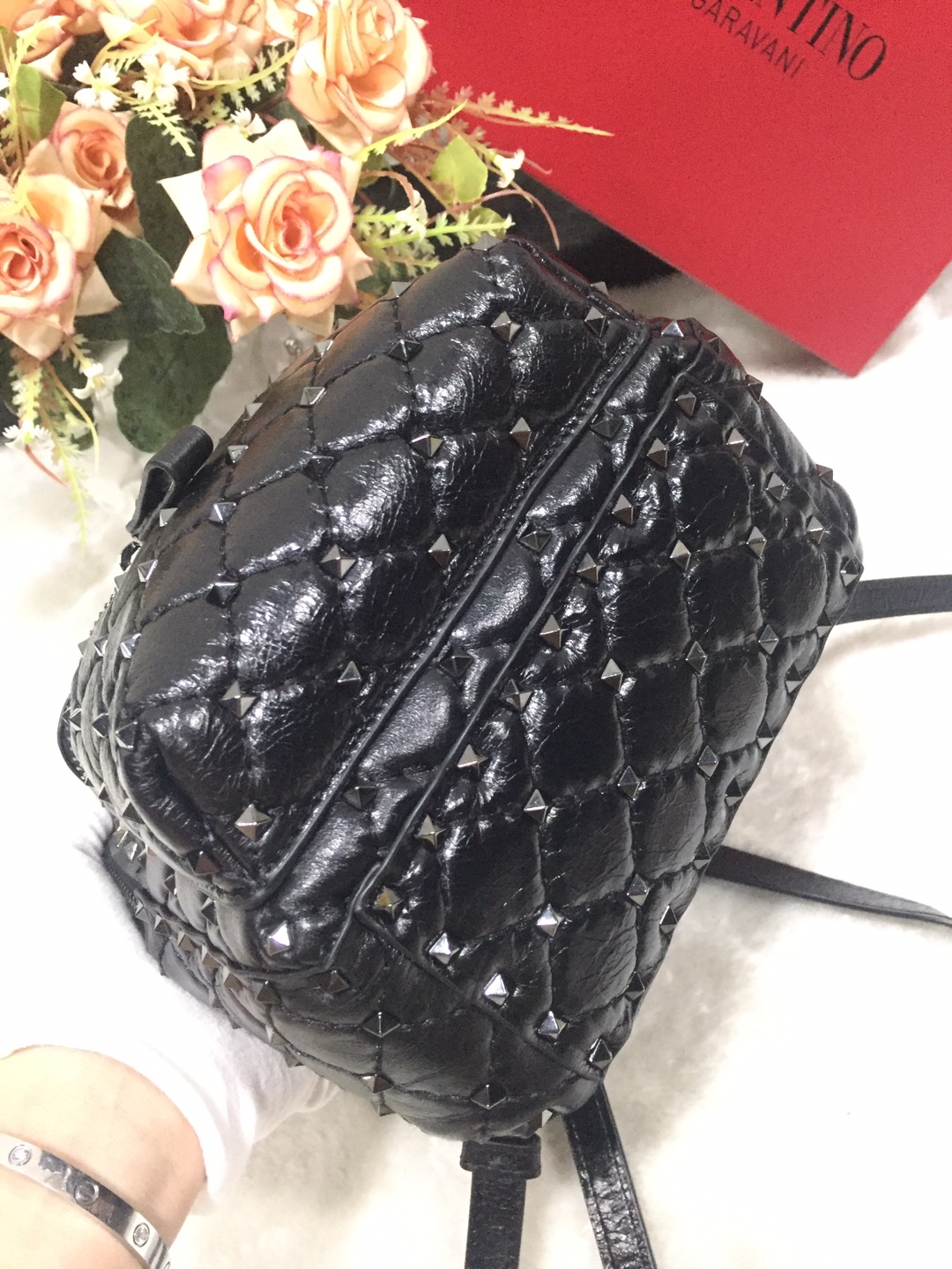 Valentino Sheepskin Backpack