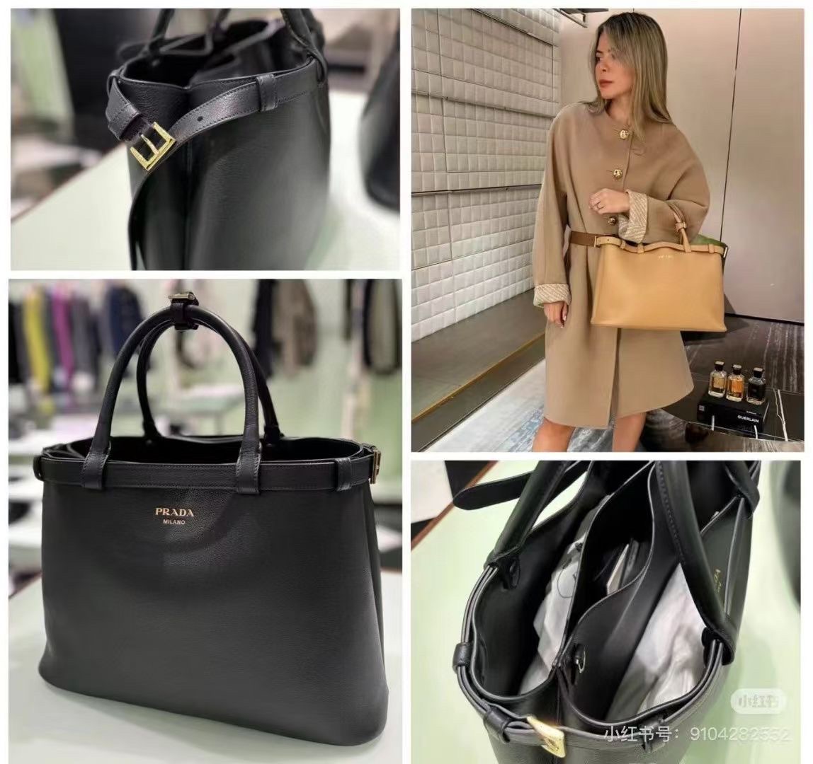 Prada DoubleBag Small Leather Handbag