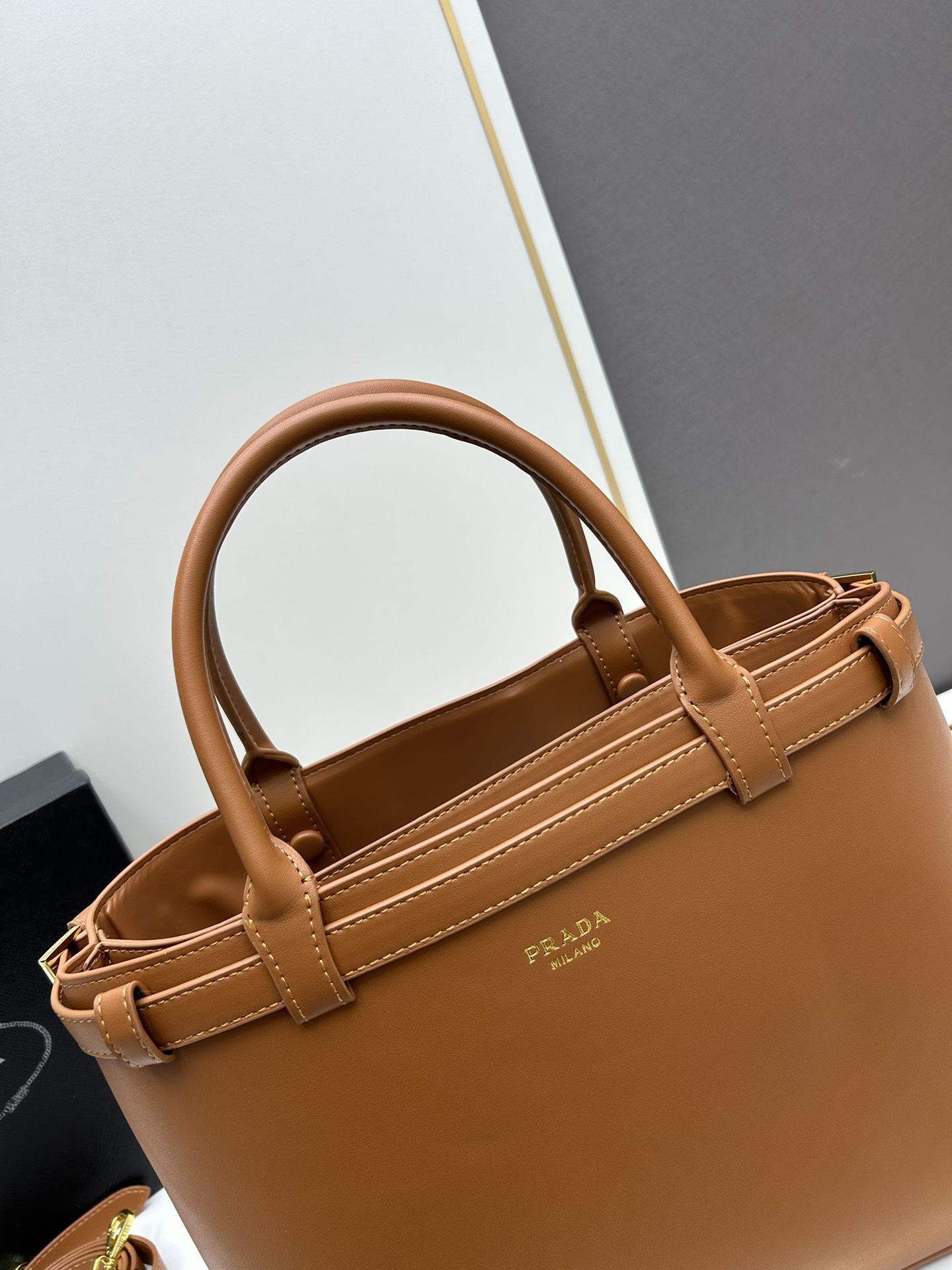 Prada DoubleBag Small Leather Handbag