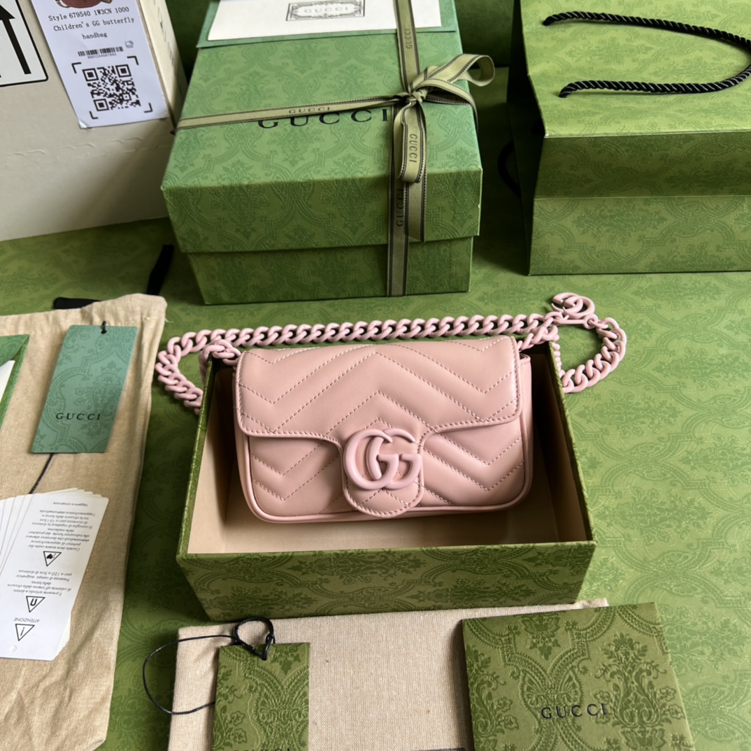 Gucci GG Marmont Sheepskin Shoulder & Crossbody Bag