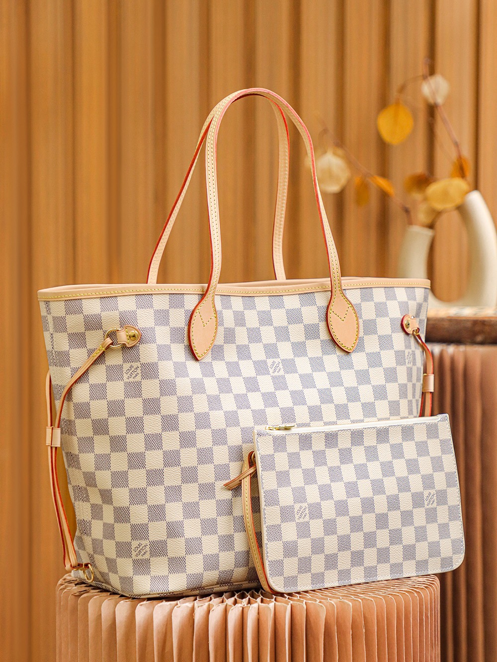 Louis Vuitton Versatile Leather Tote Bag