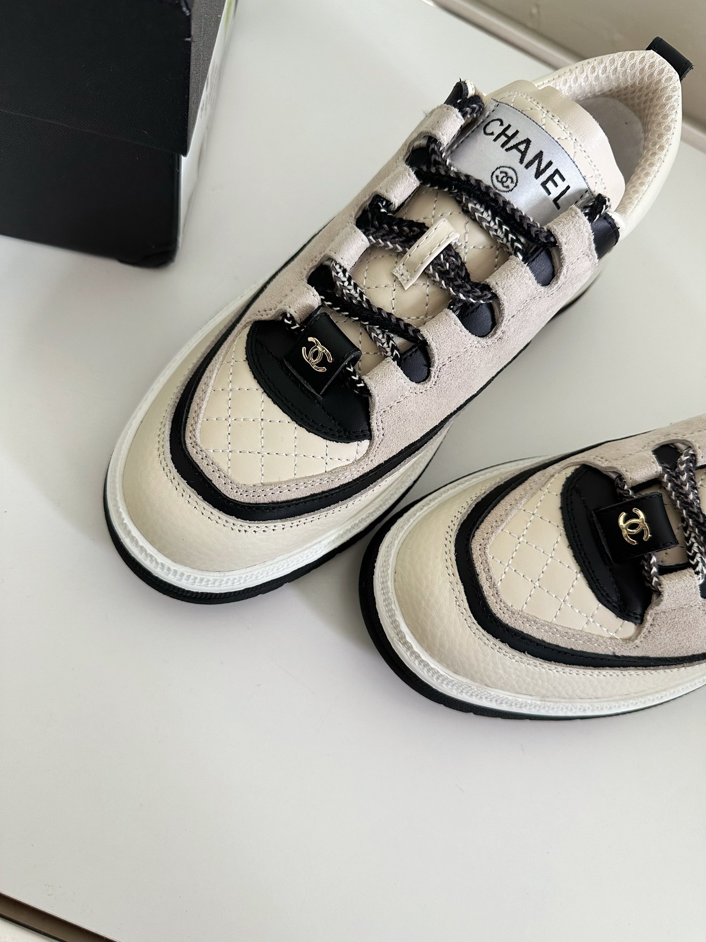 Chanel Soft Sheepskin Sneakers