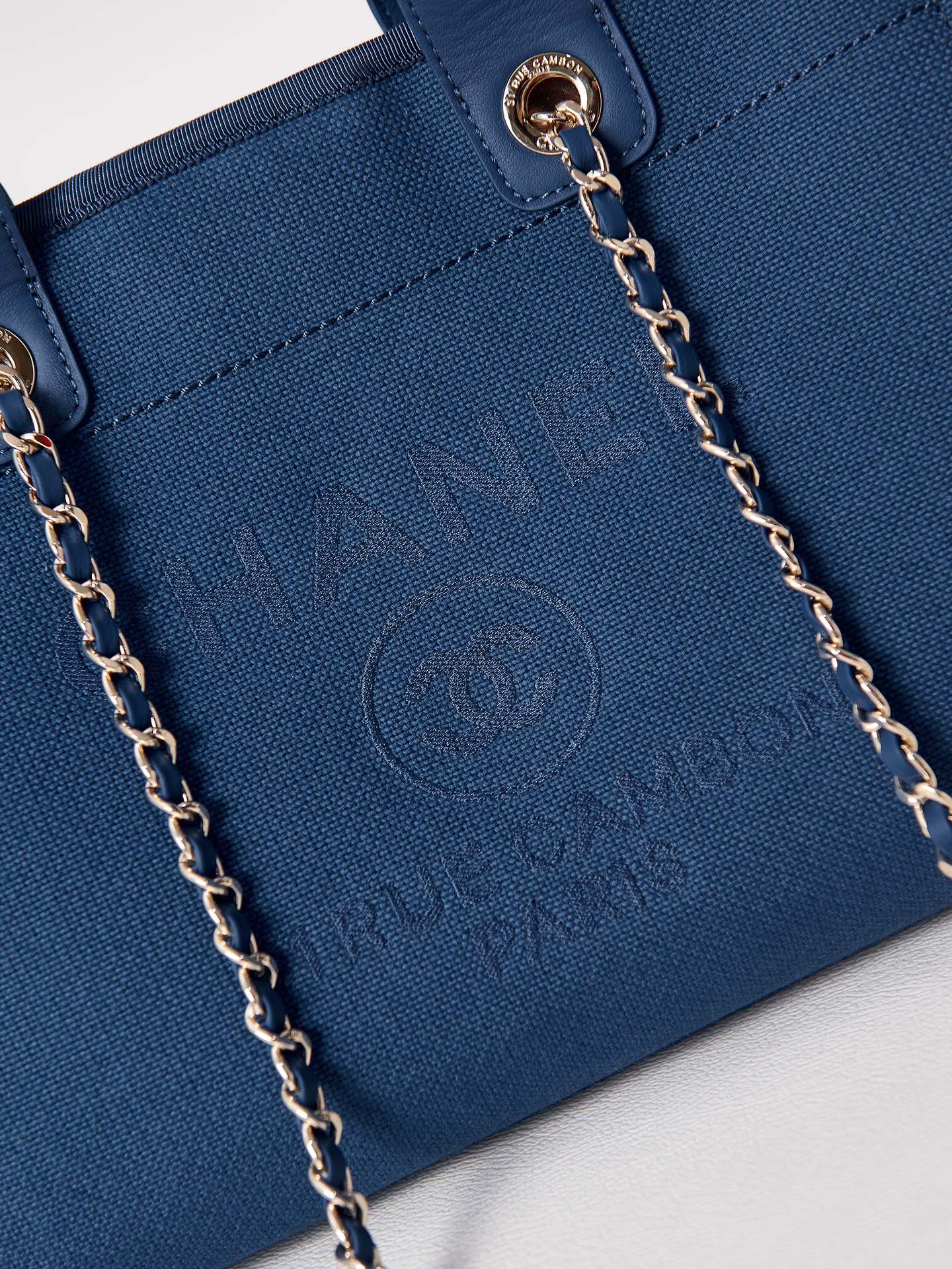 Chanel Minimalist Denim Large Tote Bag