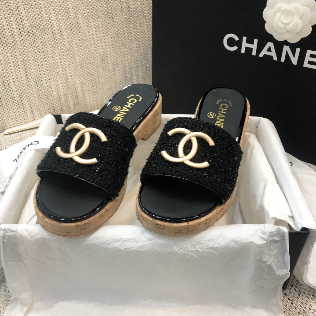 Chanel Original big brand luxury goods 1:1 high-end quality top qualityChanel clogs