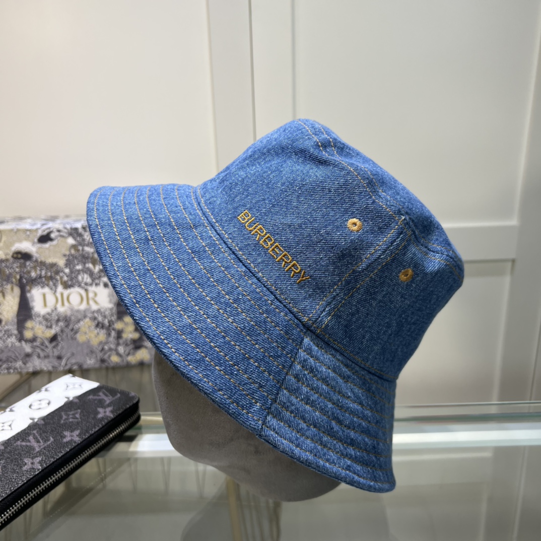 Burberry Denim Fisherman Hat