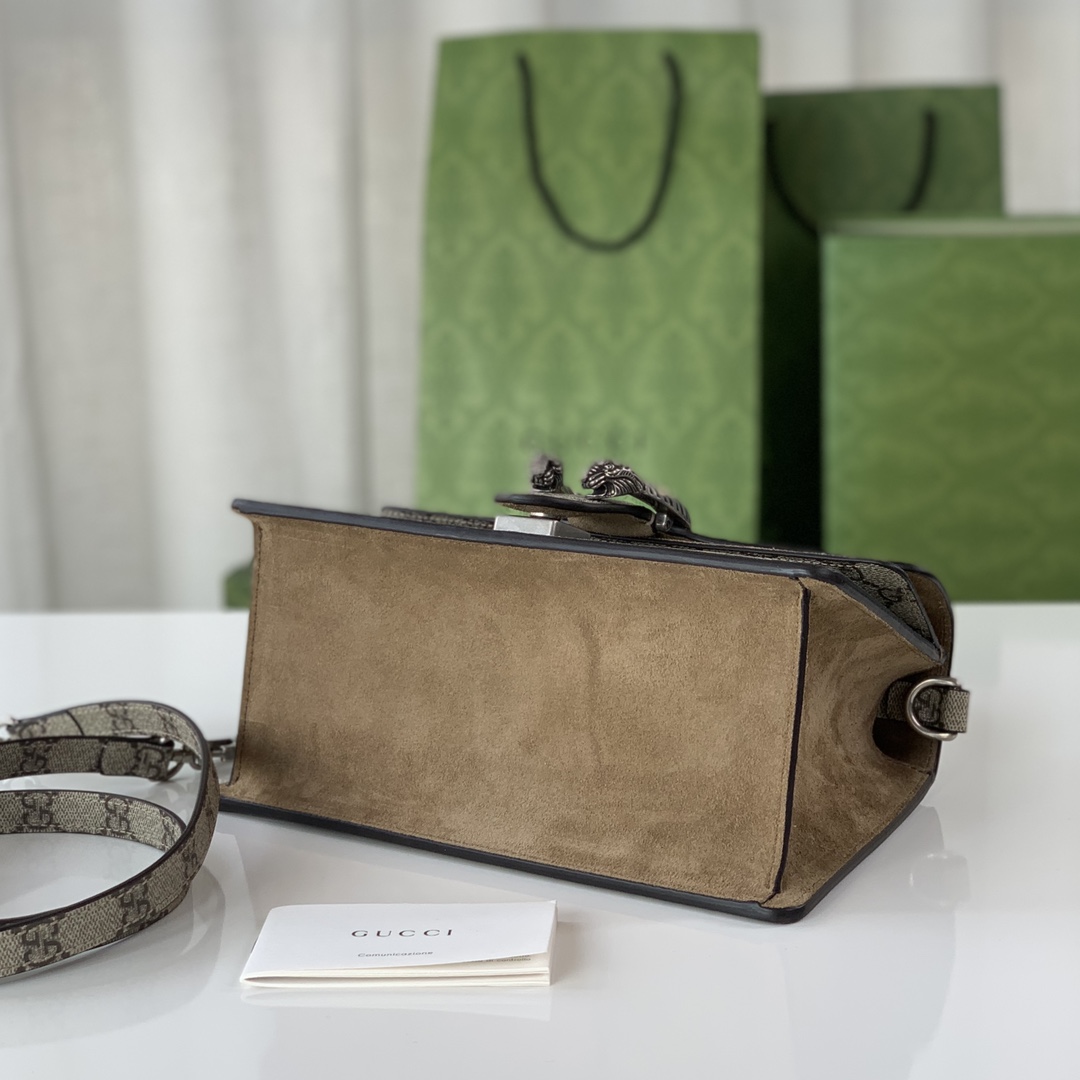 Gucci Classic Vintage-Inspired Leather Handbag