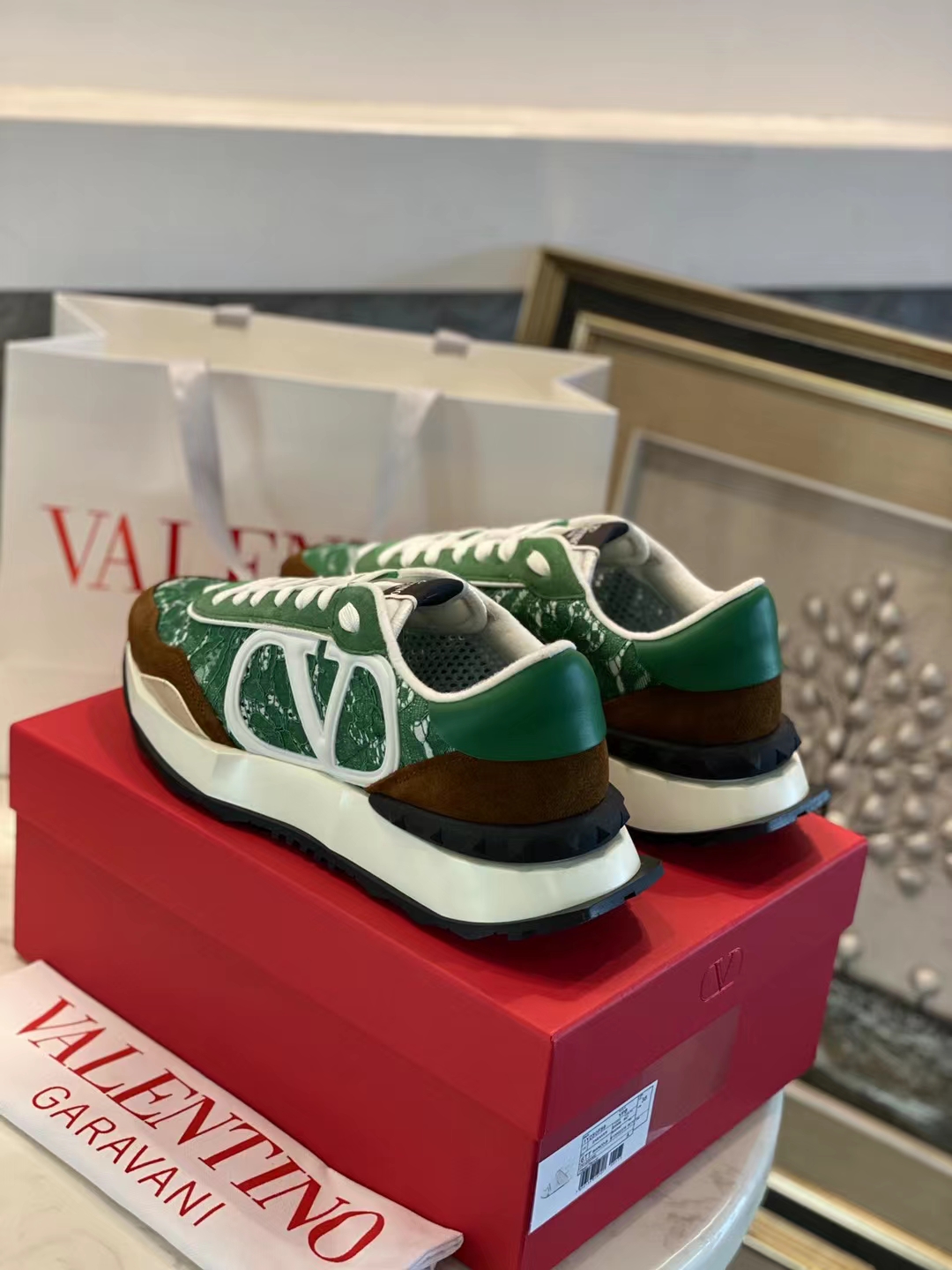 Valentino Classic Leather Sneakers