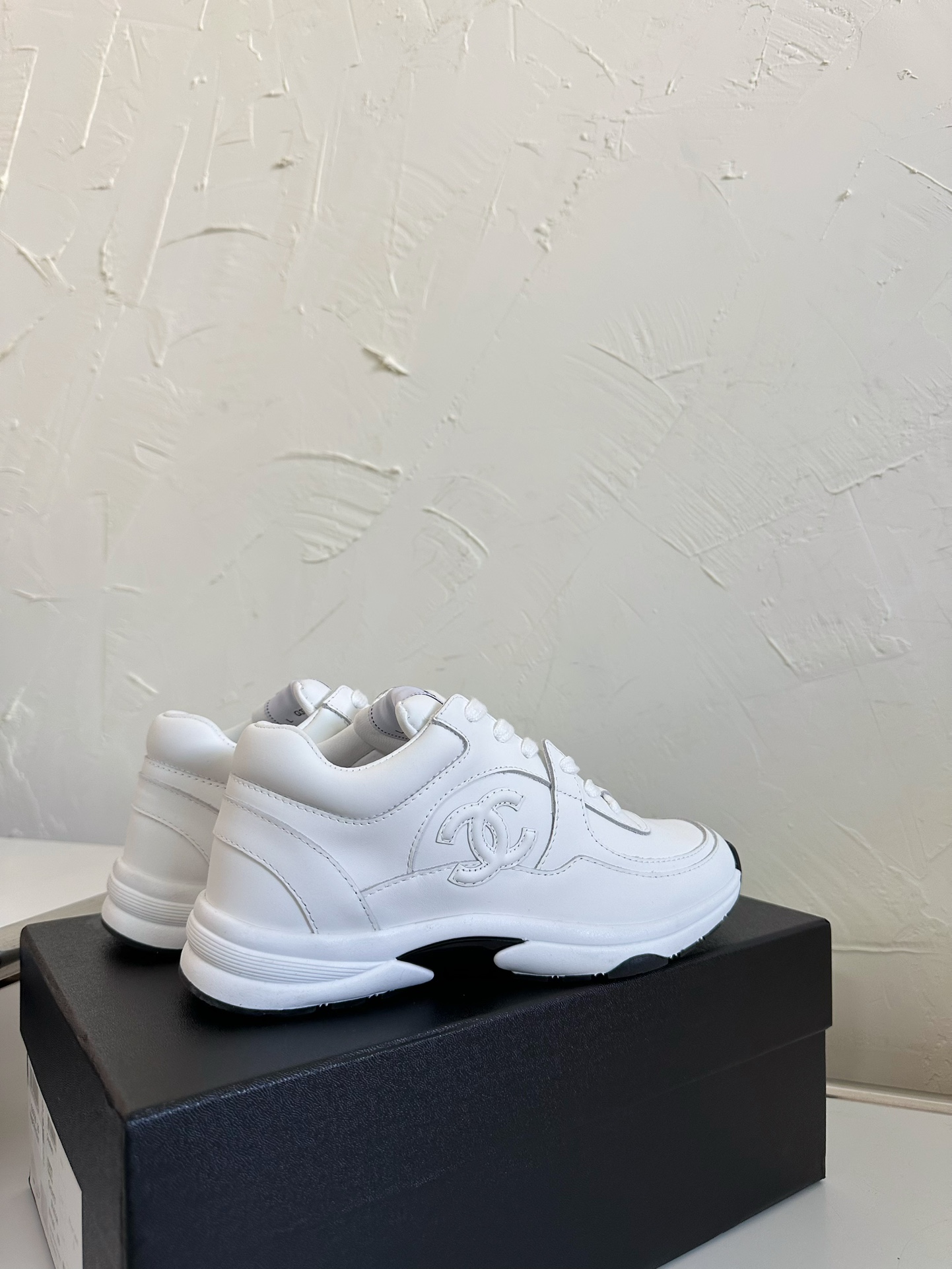 Chanel Leather Sneaker Baseball Shoes