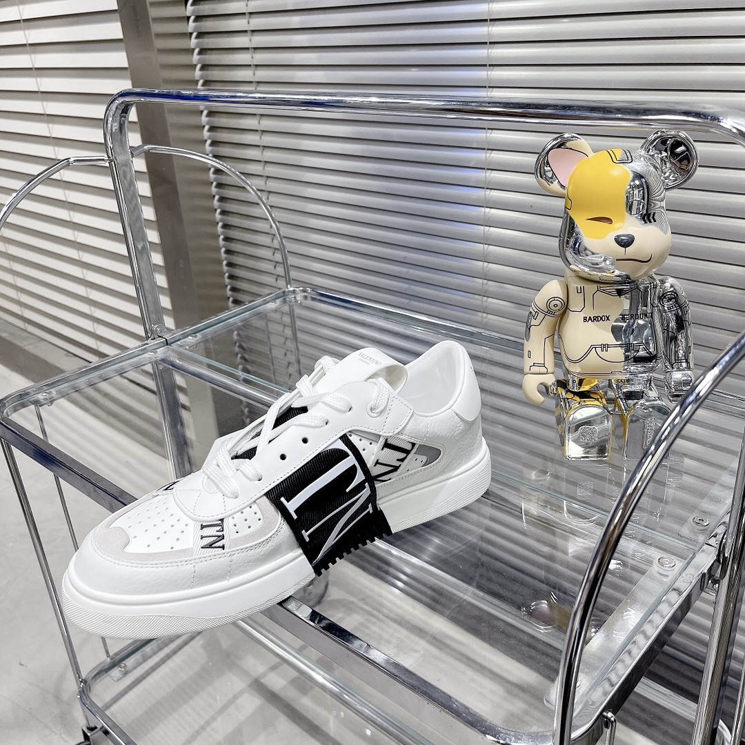 Valentino Women's Laced Calfskin Sneakers