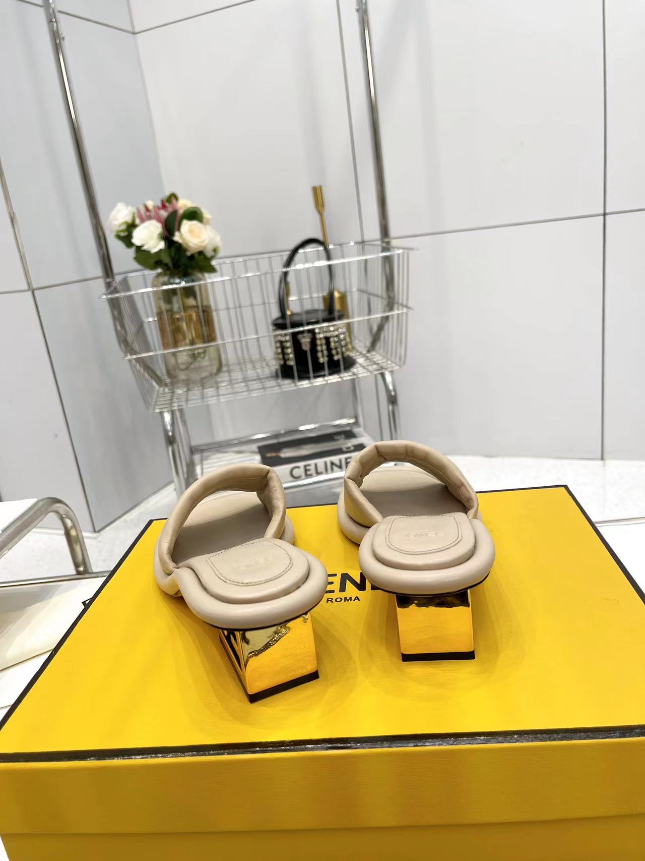 FENDI Water Platform Slippers