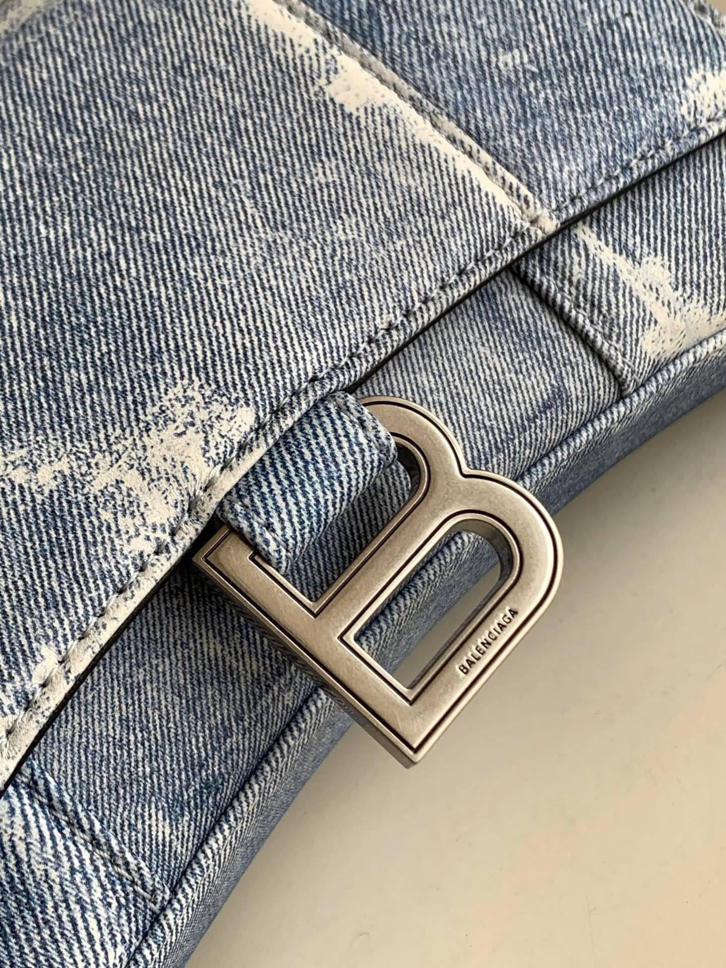 Balenciaga Denim Chain Bag