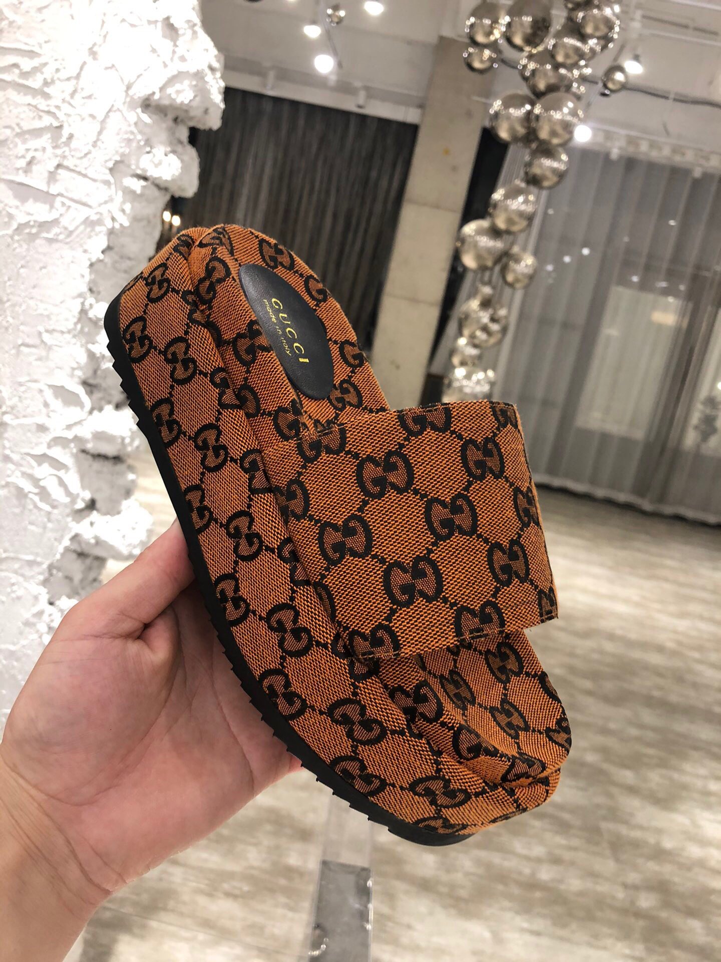 Gucci Platform Slippers