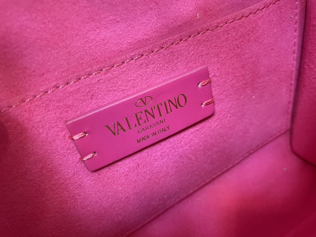 Valentino Rose Quartz Leather Crossbody Bag