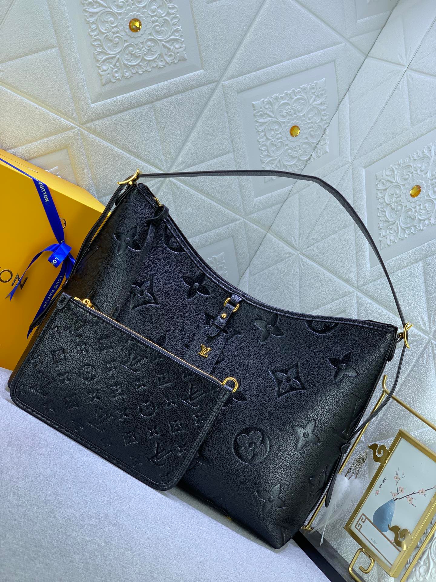 Louis Vuitton Classic Leather Tote Bag