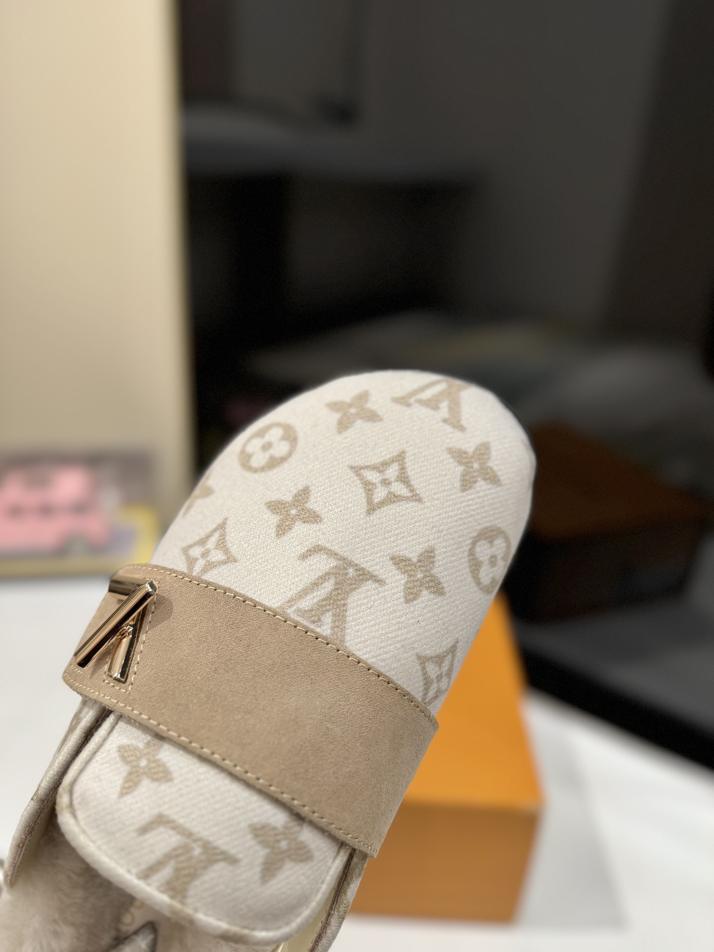 LV Wool Mule Shoes
