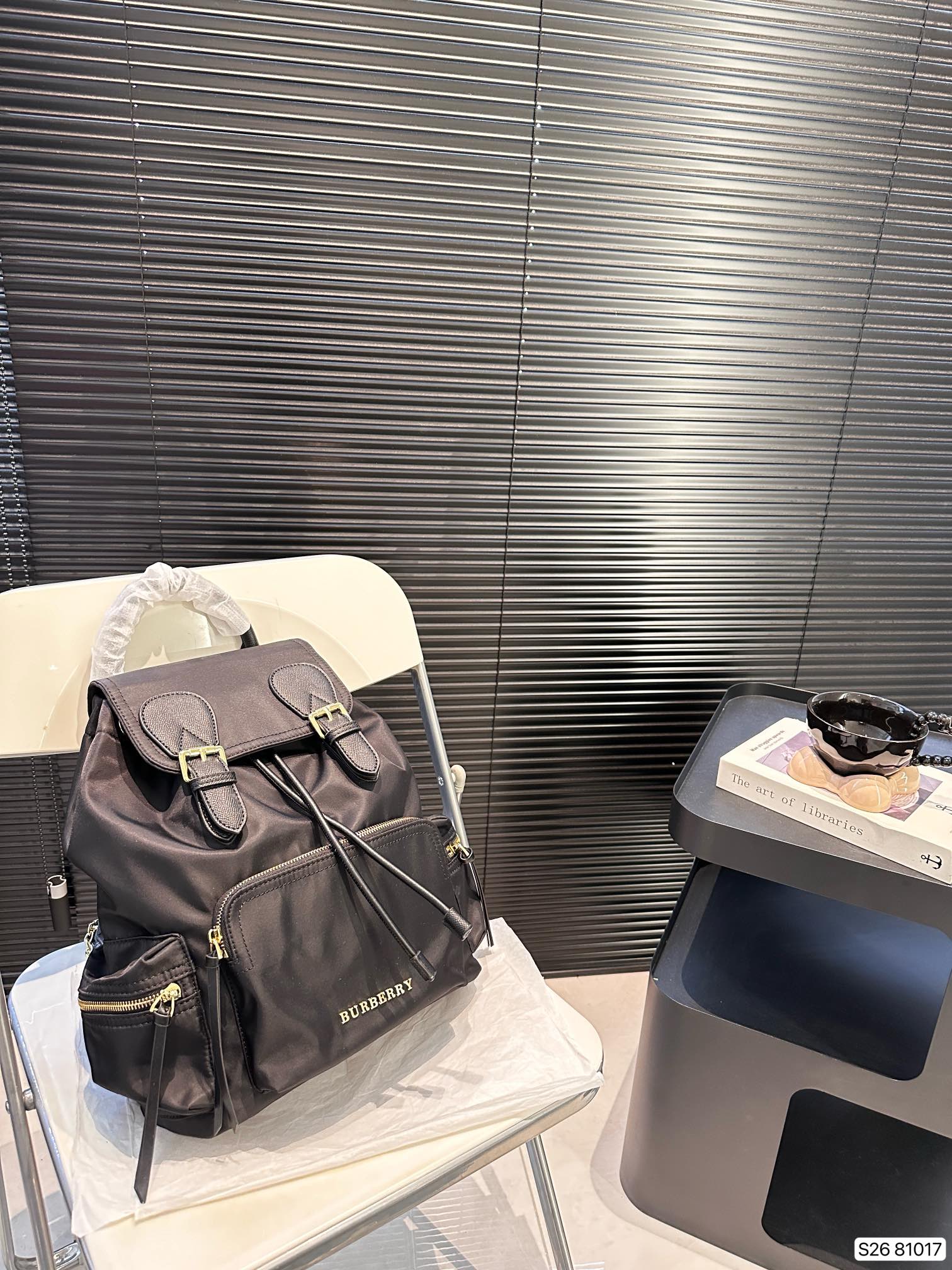 Burberry Flap-Over Backpack