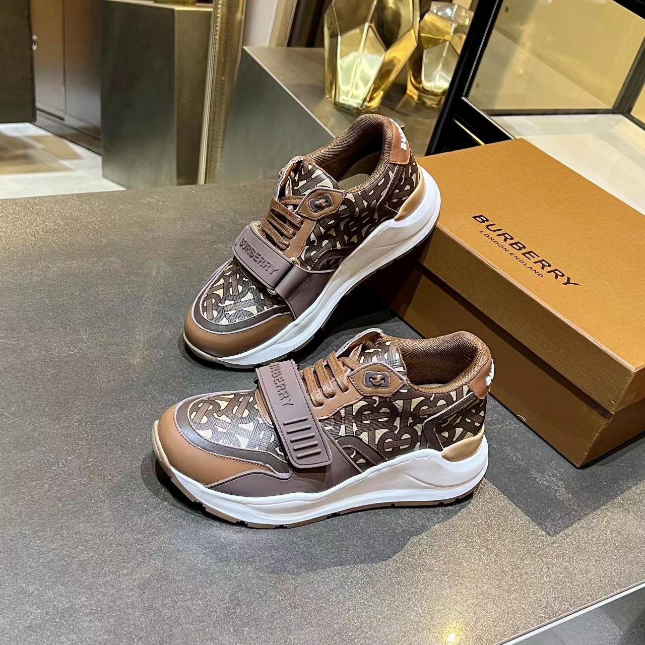 Burberry Vintage Suede Sneakers
