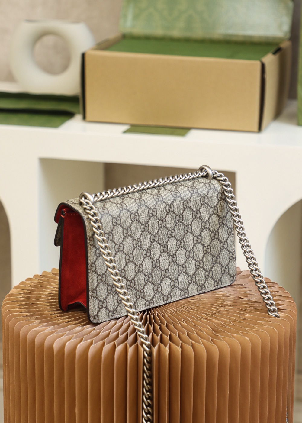 Gucci First-Layer Cowhide Crossbody/Shoulder Bag