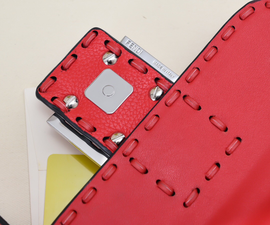 Fendi Cuoio Romano First-Layer Cowhide Flap Bag