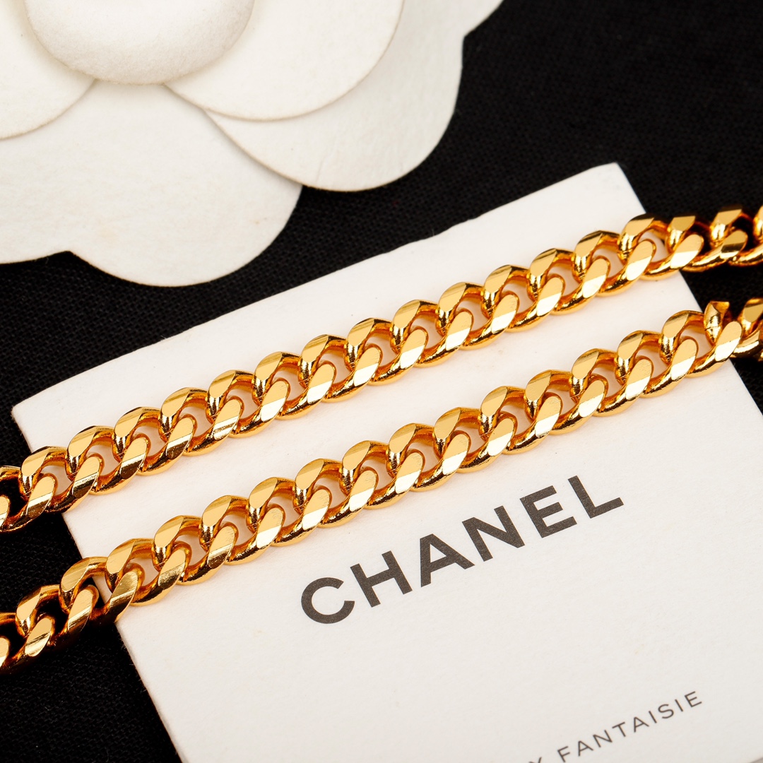 Chanel Cube Double C Necklace