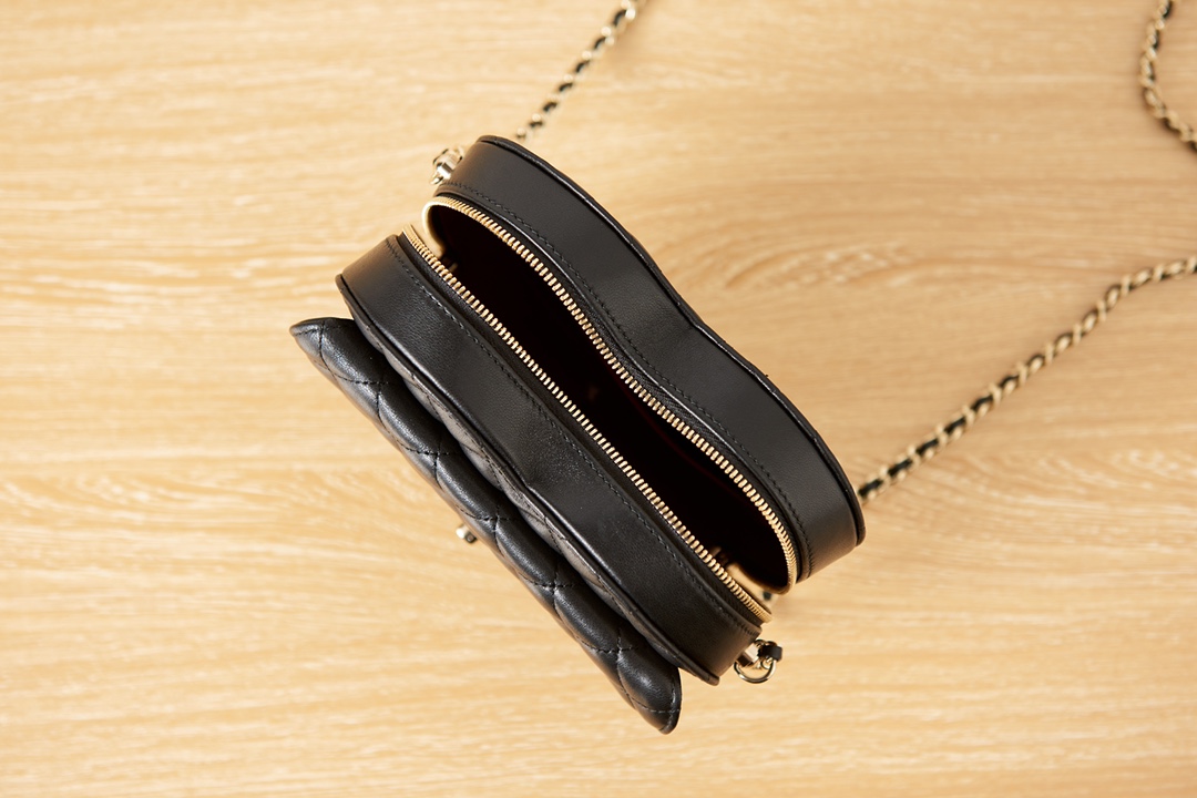 Chanel Heart-Shaped Lambskin Bag