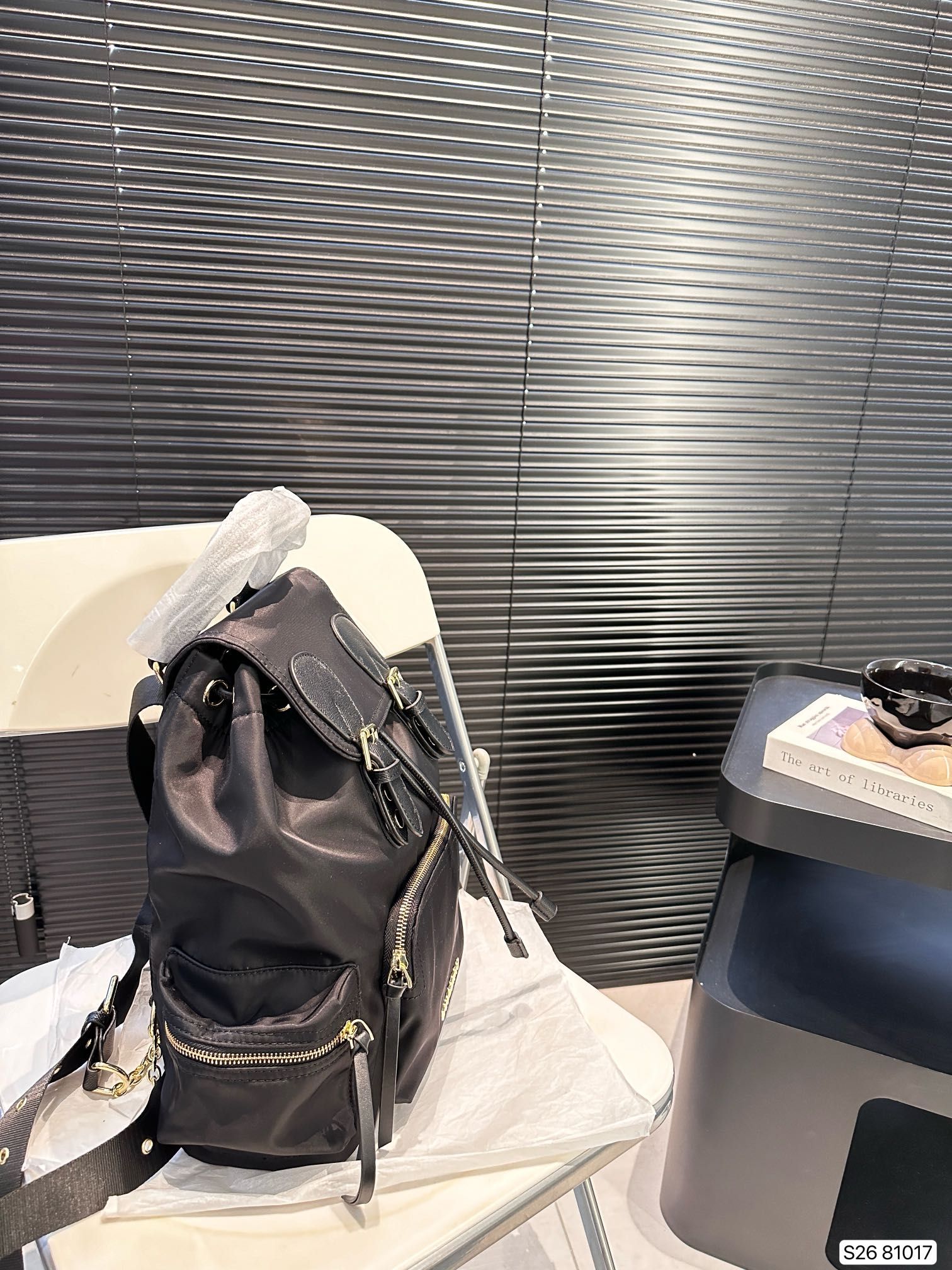 Burberry Flap-Over Backpack