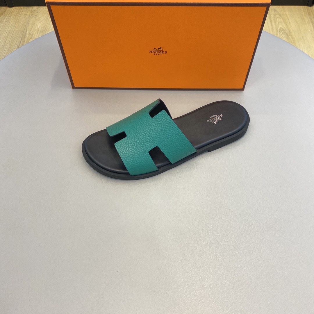 Hermès Classic H Logo Slip-On Sandals