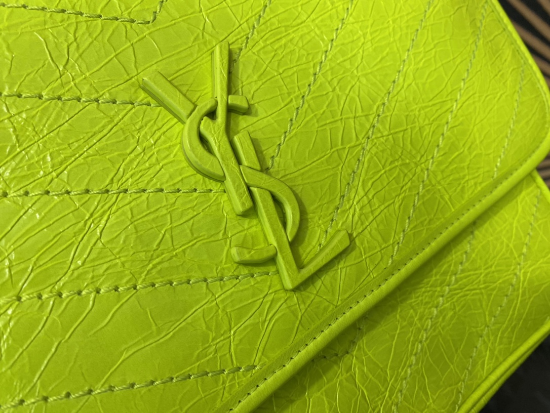 Saint Laurent Niki Oil-Waxed Leather Bag